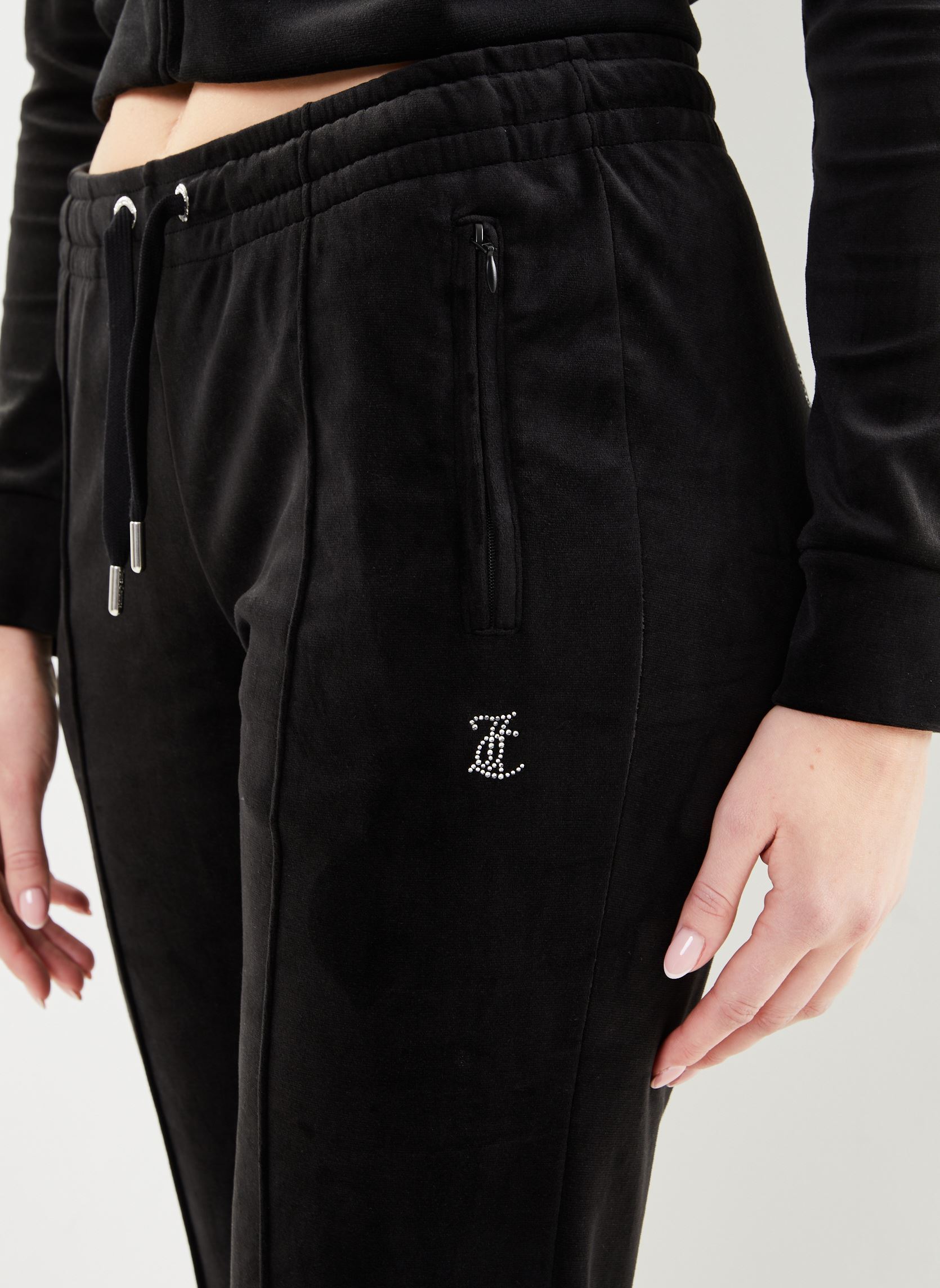 Bas de jogging Tina Midrise Track Pants femme noir JUICY COUTURE Bas de jogging Tina Midrise Track Pants femme noir BLACK