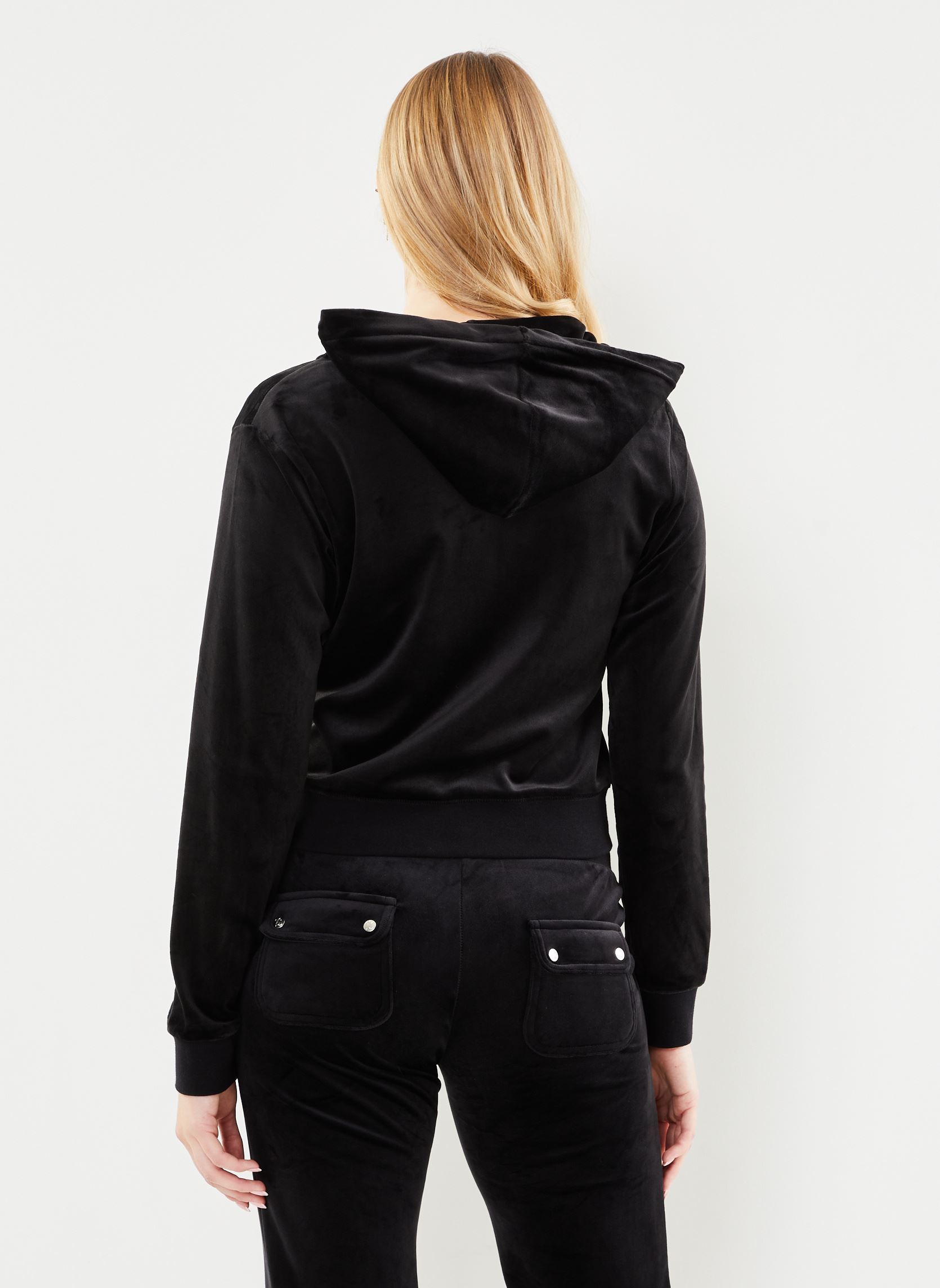 Sweaters met rits Robertson Zip Through Hoodie dames zwart JUICY COUTURE Sweaters met rits Robertson Zip Through Hoodie dames zwart BLACK