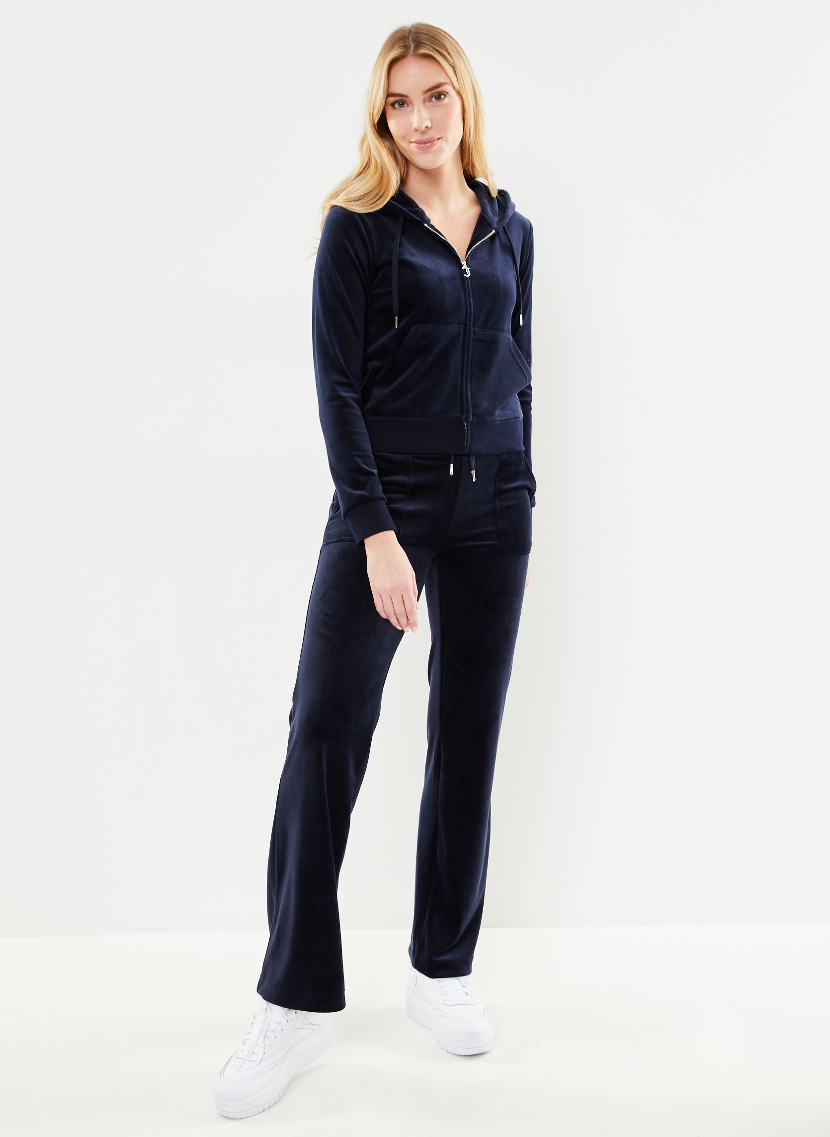 Felpe con zip Robertson Zip Through Hoodie donna blu JUICY COUTURE Felpe con zip Robertson Zip Through Hoodie donna blu NIGHT SKY