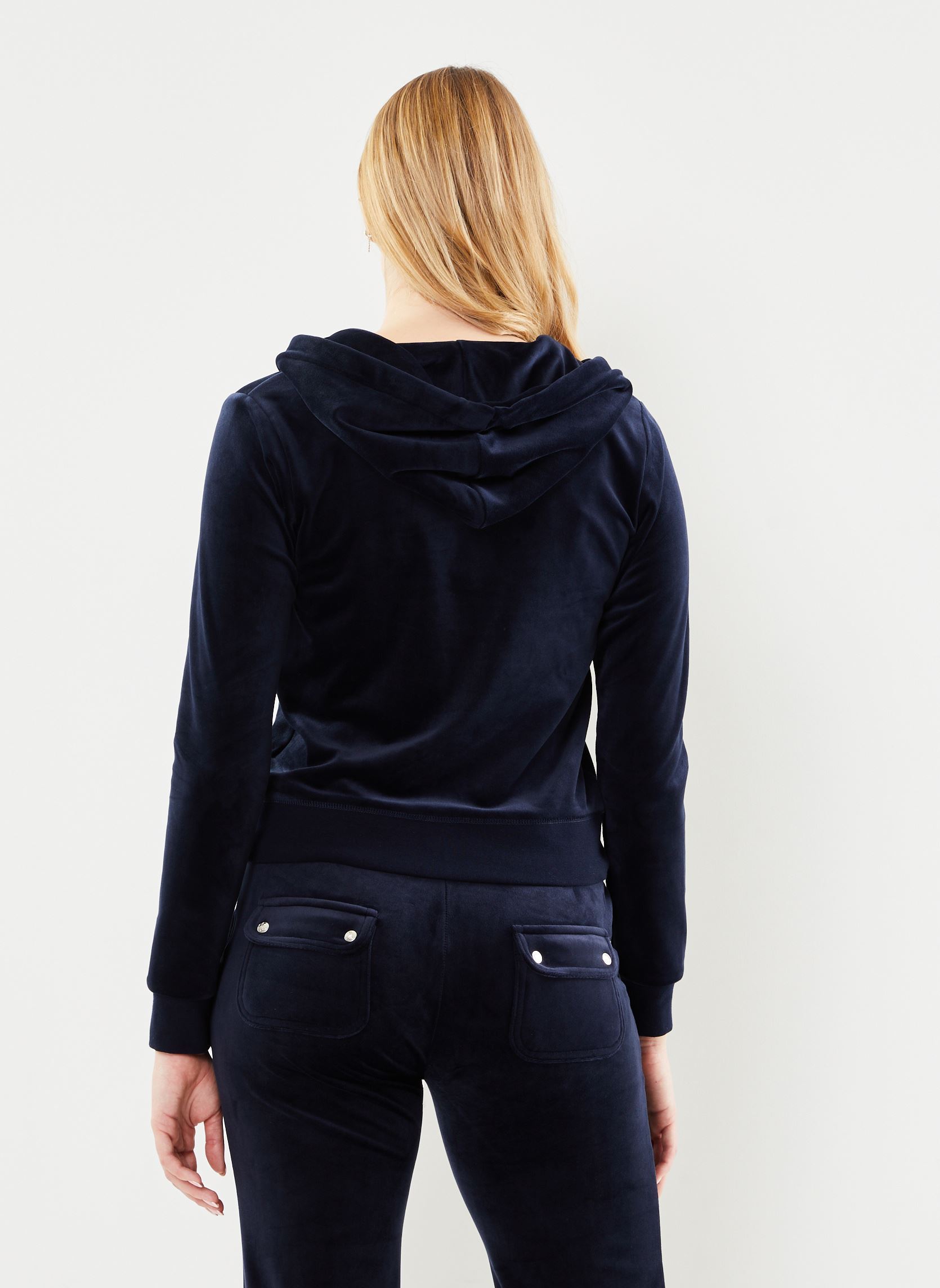 Felpe con zip Robertson Zip Through Hoodie donna blu JUICY COUTURE Felpe con zip Robertson Zip Through Hoodie donna blu NIGHT SKY