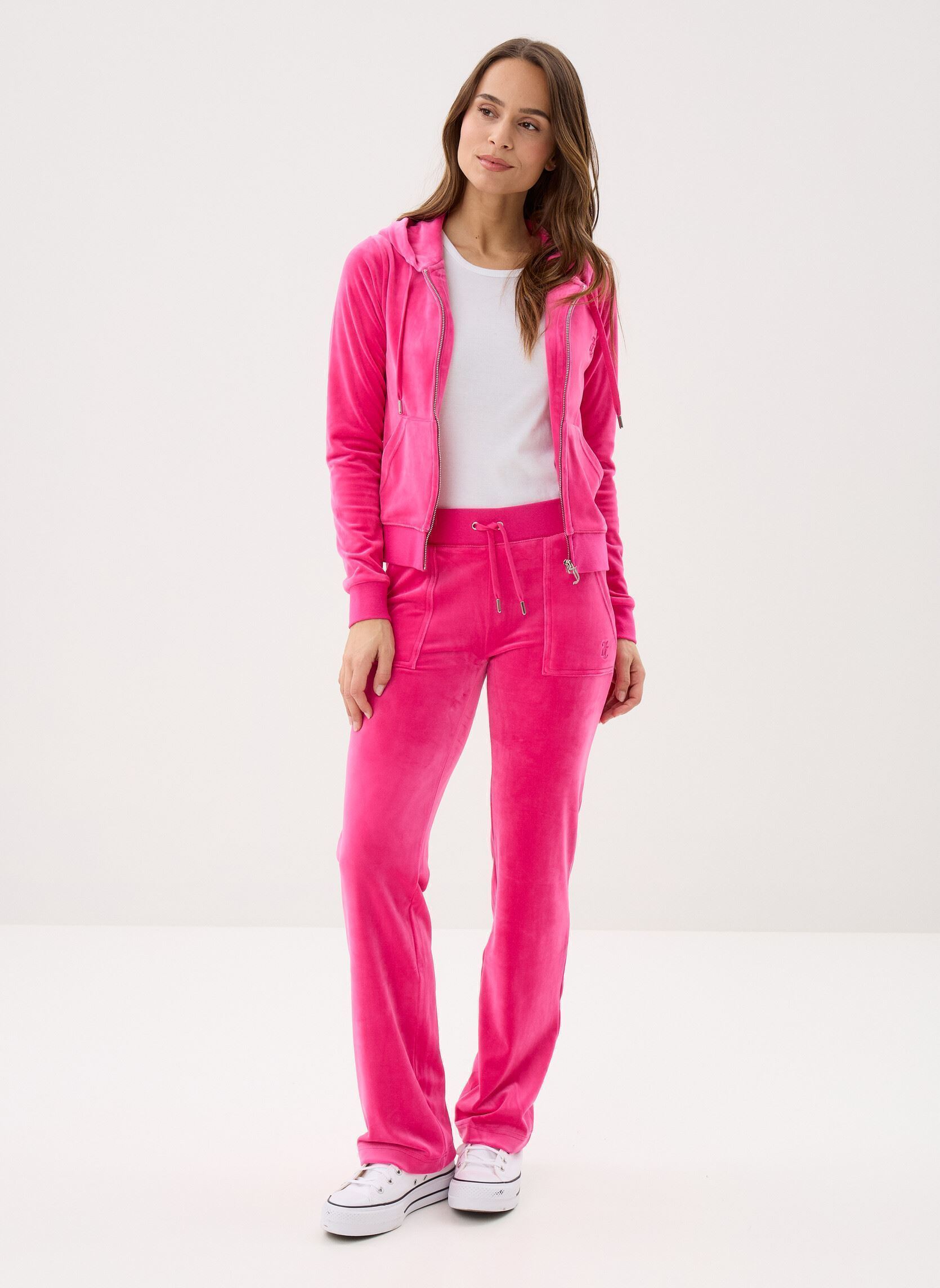 Sweaters met rits Robertson Zip Through Hoodie dames roze JUICY COUTURE Sweaters met rits Robertson Zip Through Hoodie dames roze NOSTALGIA PINK