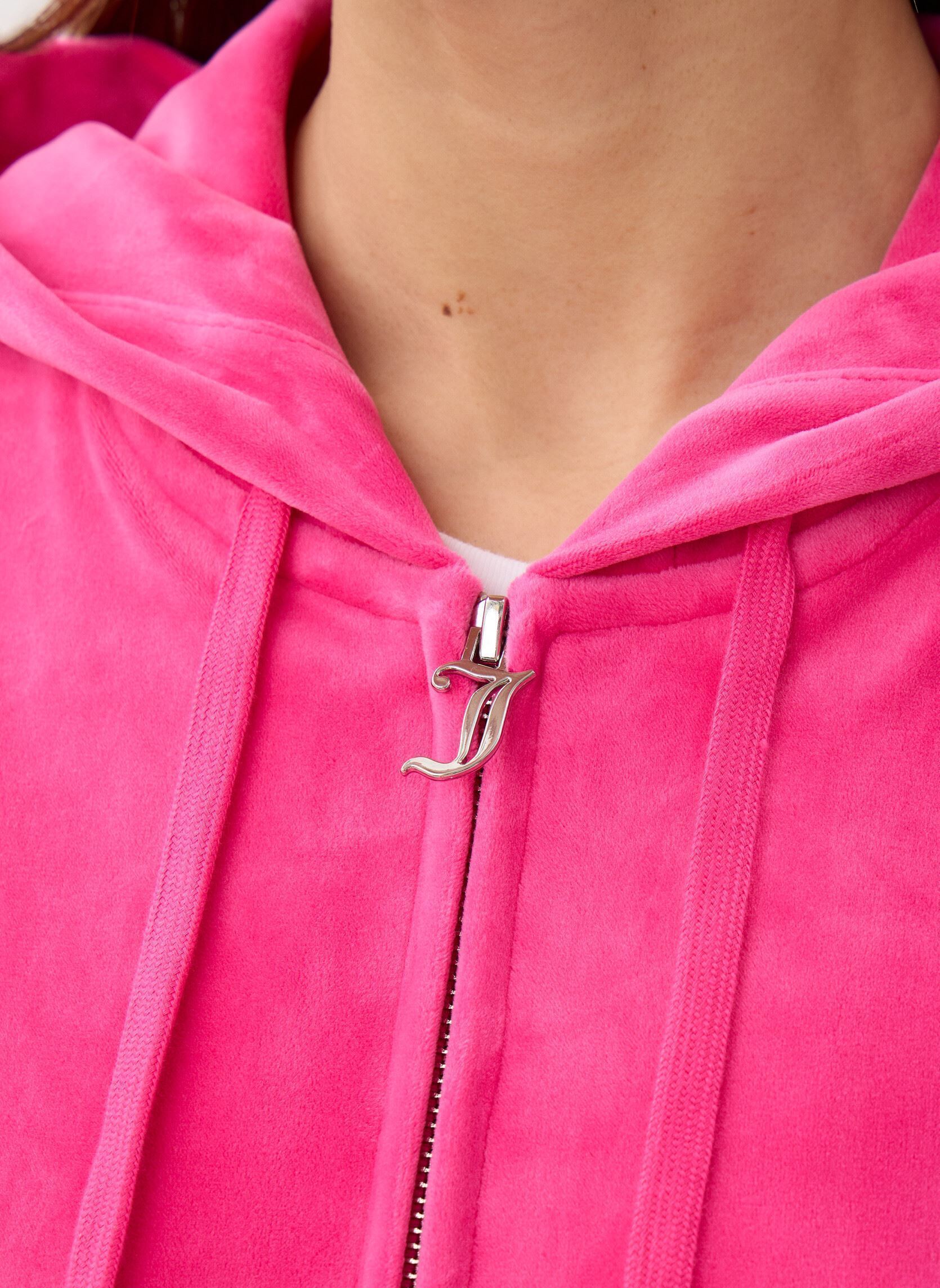 Sweaters met rits Robertson Zip Through Hoodie dames roze JUICY COUTURE Sweaters met rits Robertson Zip Through Hoodie dames roze NOSTALGIA PINK