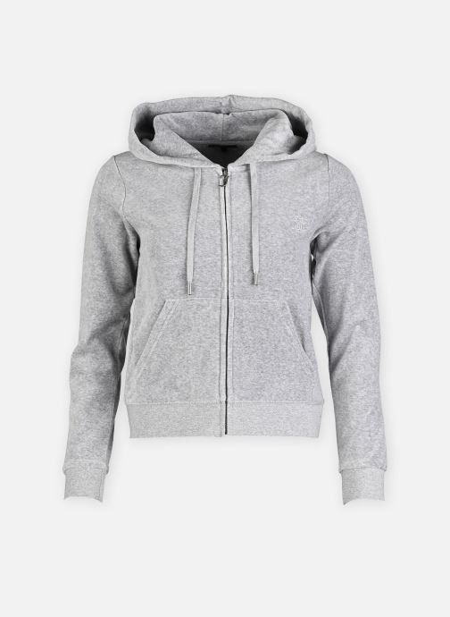 JUICY COUTURE Sweats zippés Robertson Zip Through Hoodie femme gris