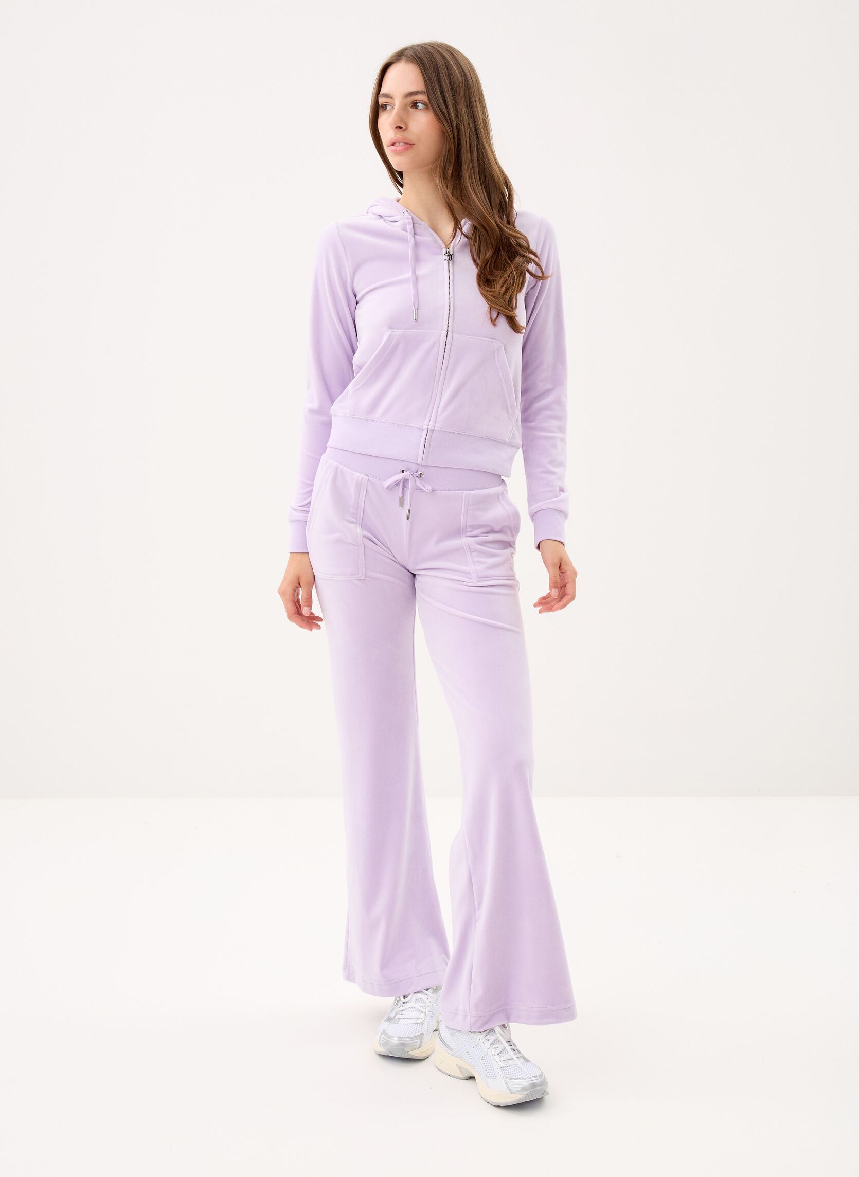 Sweats zippés Robertson Zip Through Hoodie femme violet JUICY COUTURE Sweats zippés Robertson Zip Through Hoodie femme violet PASTEL LILAC