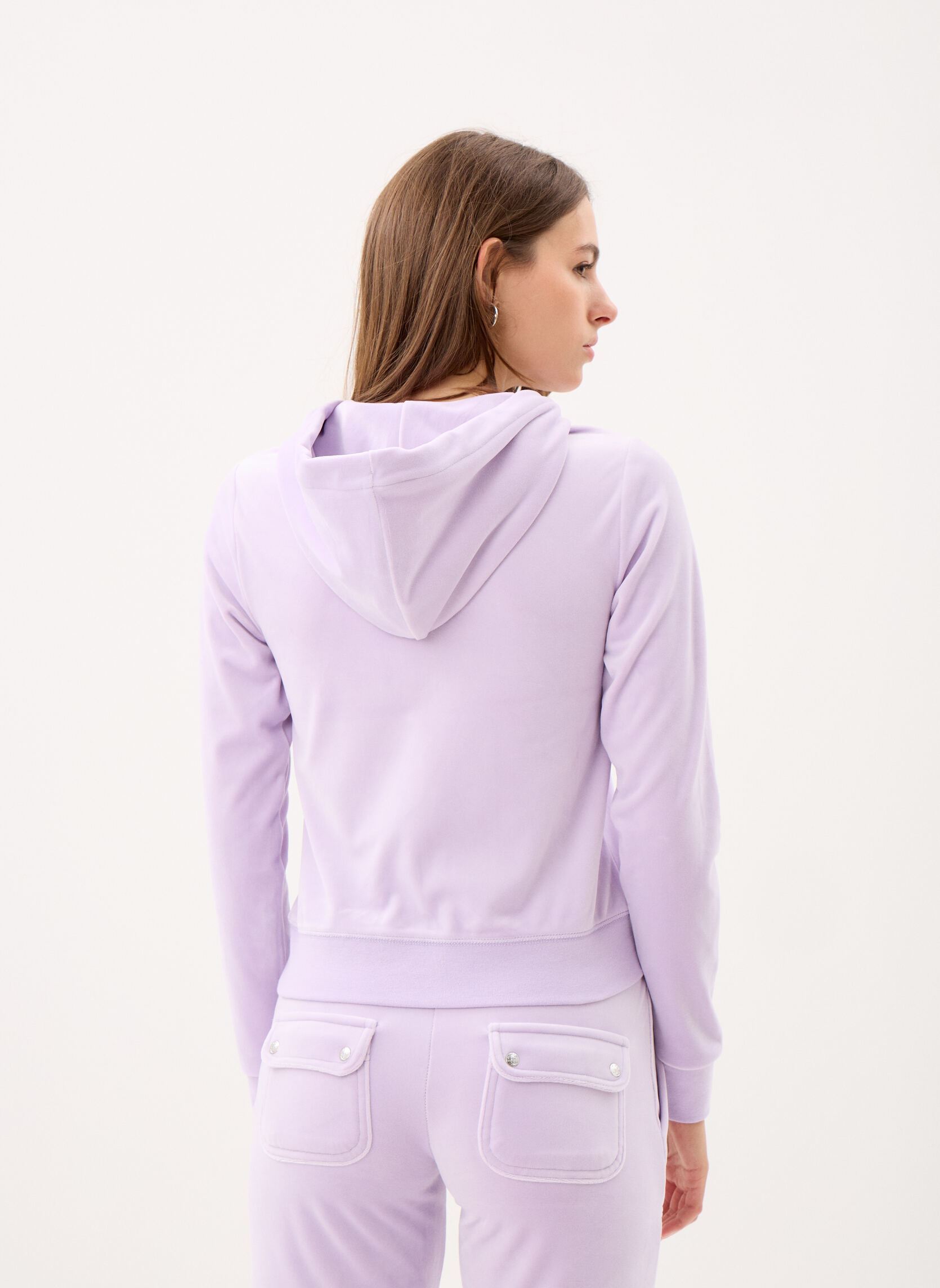Sweats zippés Robertson Zip Through Hoodie femme violet JUICY COUTURE Sweats zippés Robertson Zip Through Hoodie femme violet PASTEL LILAC
