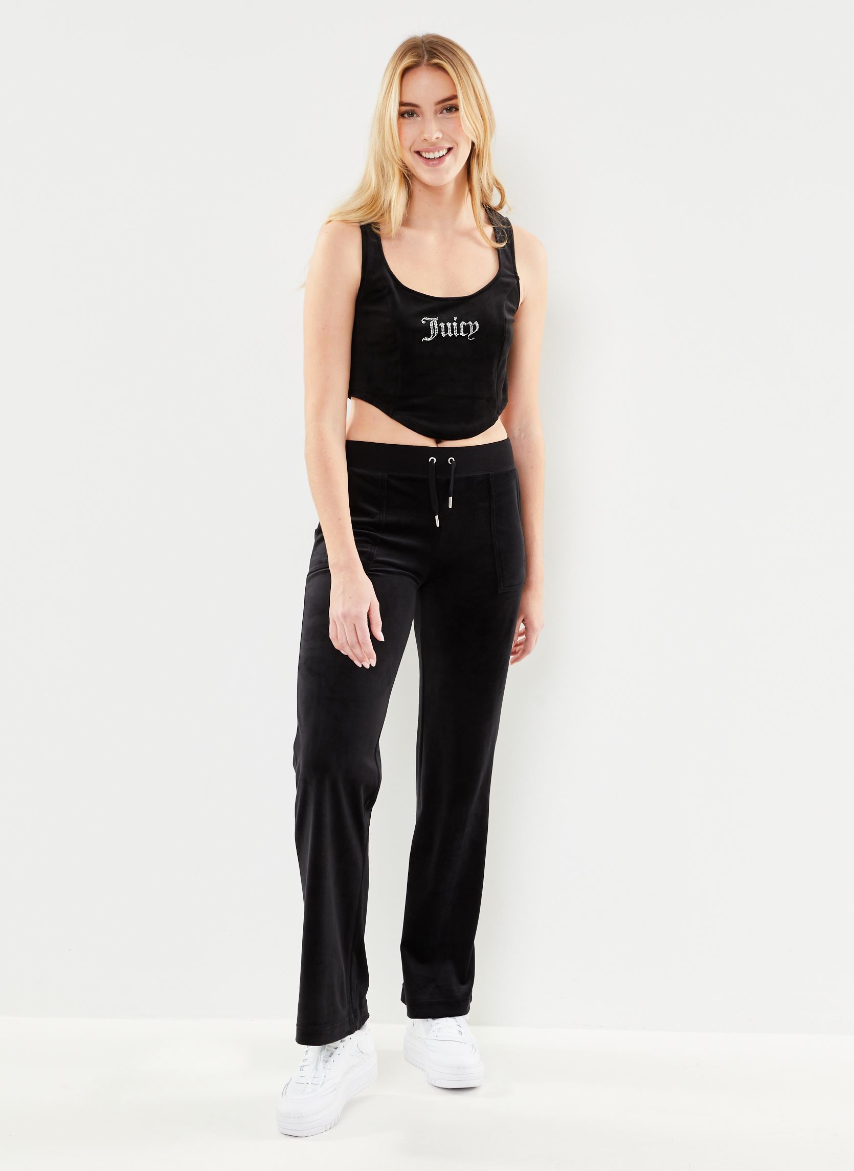 Trainingsbroeken Layla Lowrise Pants dames zwart JUICY COUTURE Trainingsbroeken Layla Lowrise Pants dames zwart BLACK