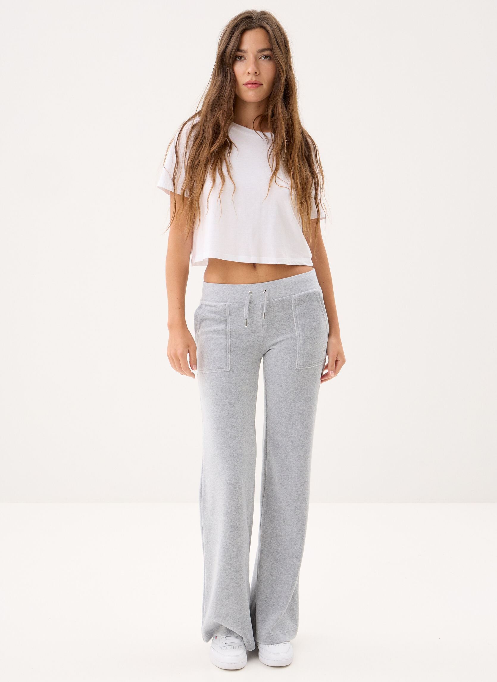 Jogginghosen Layla Lowrise Pants damen grau JUICY COUTURE Jogginghosen Layla Lowrise Pants damen grau SILVER MARL