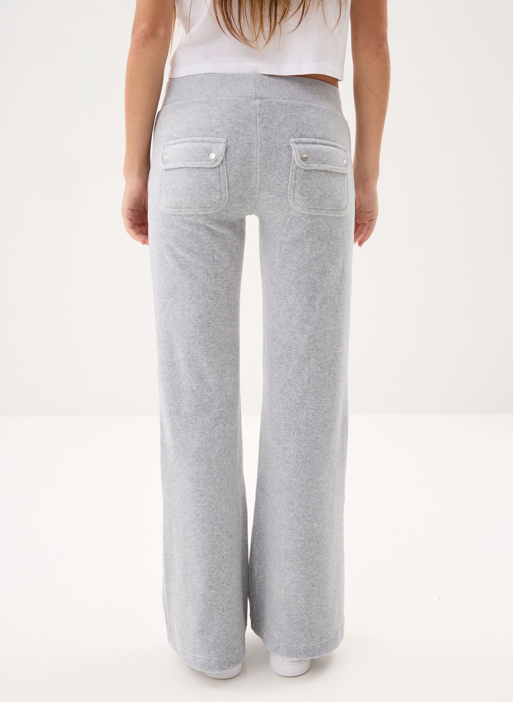Jogginghosen Layla Lowrise Pants damen grau JUICY COUTURE Jogginghosen Layla Lowrise Pants damen grau SILVER MARL