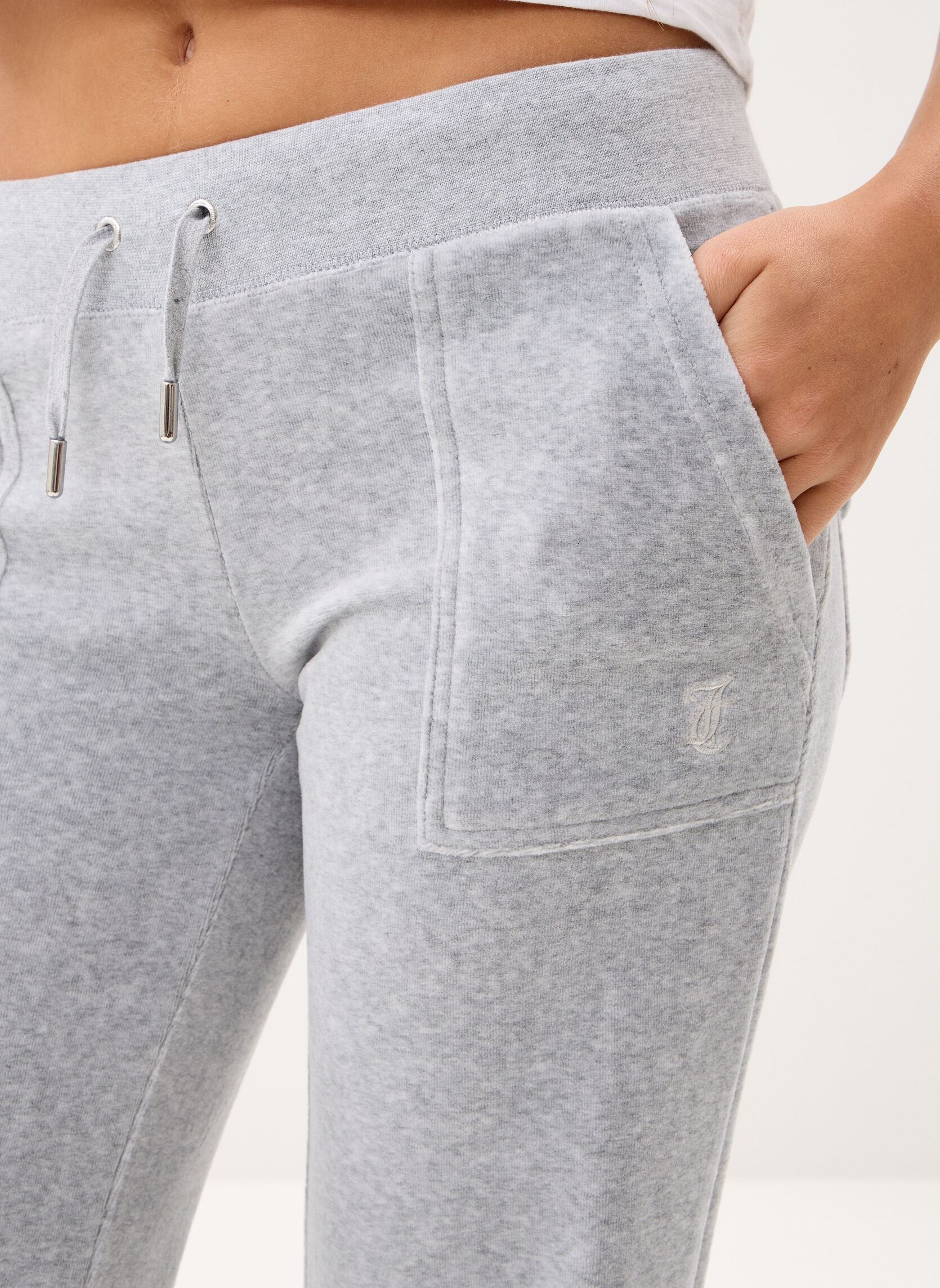 Jogginghosen Layla Lowrise Pants damen grau JUICY COUTURE Jogginghosen Layla Lowrise Pants damen grau SILVER MARL