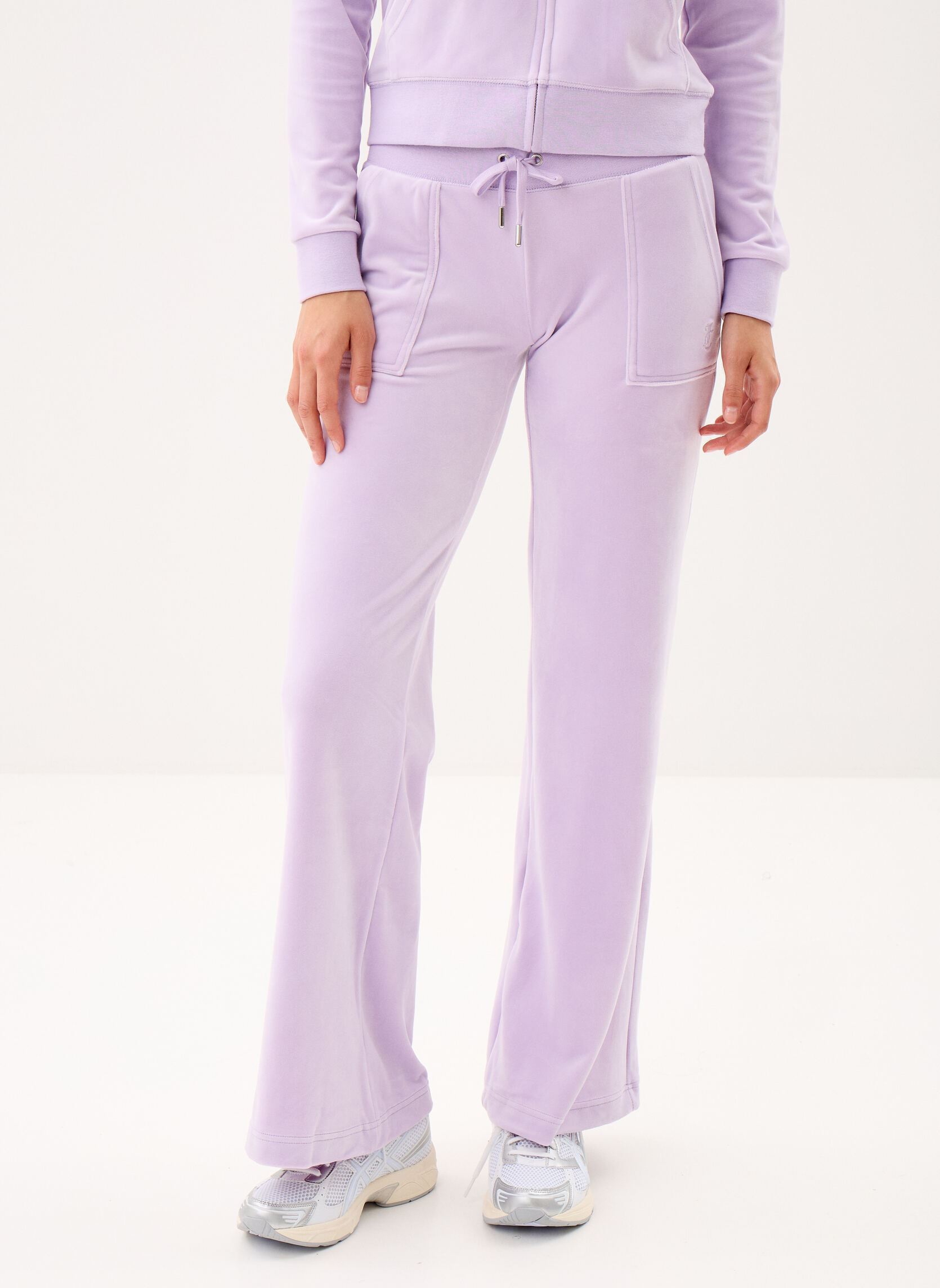 Pantaloni da jogging Layla Lowrise Pants donna viola JUICY COUTURE Pantaloni da jogging Layla Lowrise Pants donna viola PASTEL LILAC