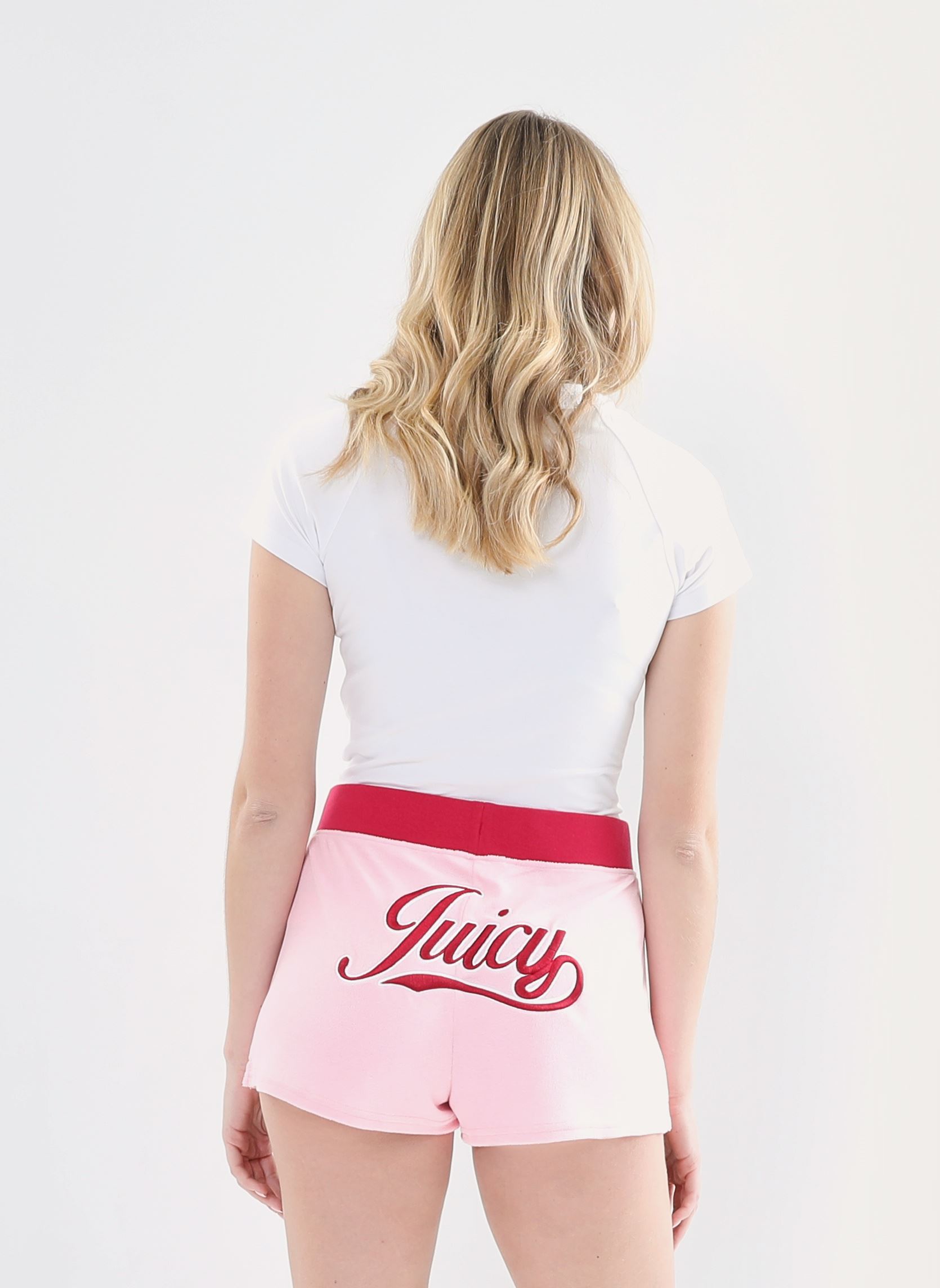 Shorts Zachary Retro Short femme rose JUICY COUTURE Shorts Zachary Retro Short femme rose CANDY PINK