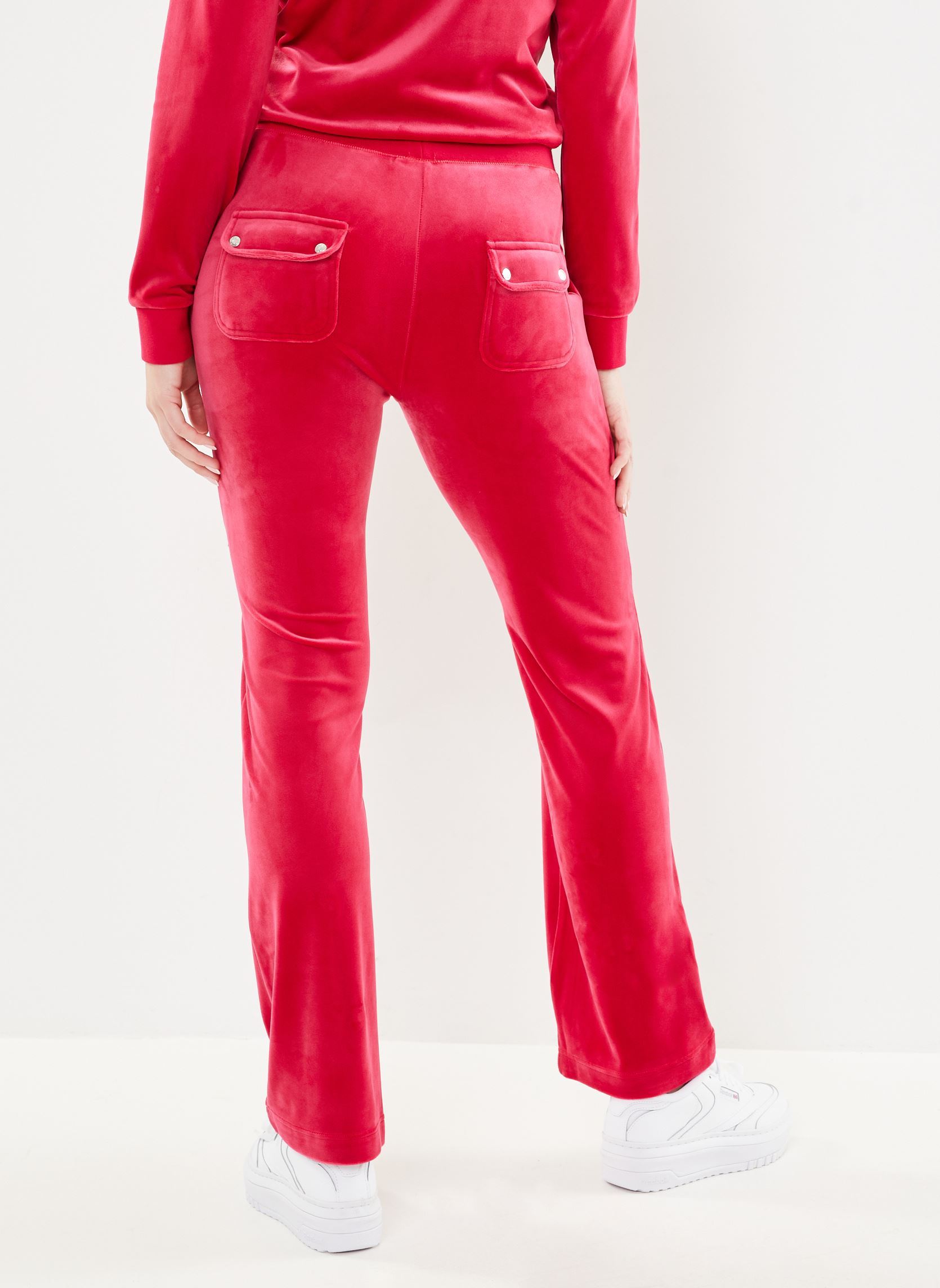 Trainingsbroeken Del Ray Midrise Pocket Pant dames rood JUICY COUTURE Trainingsbroeken Del Ray Midrise Pocket Pant dames rood JCAP180-124