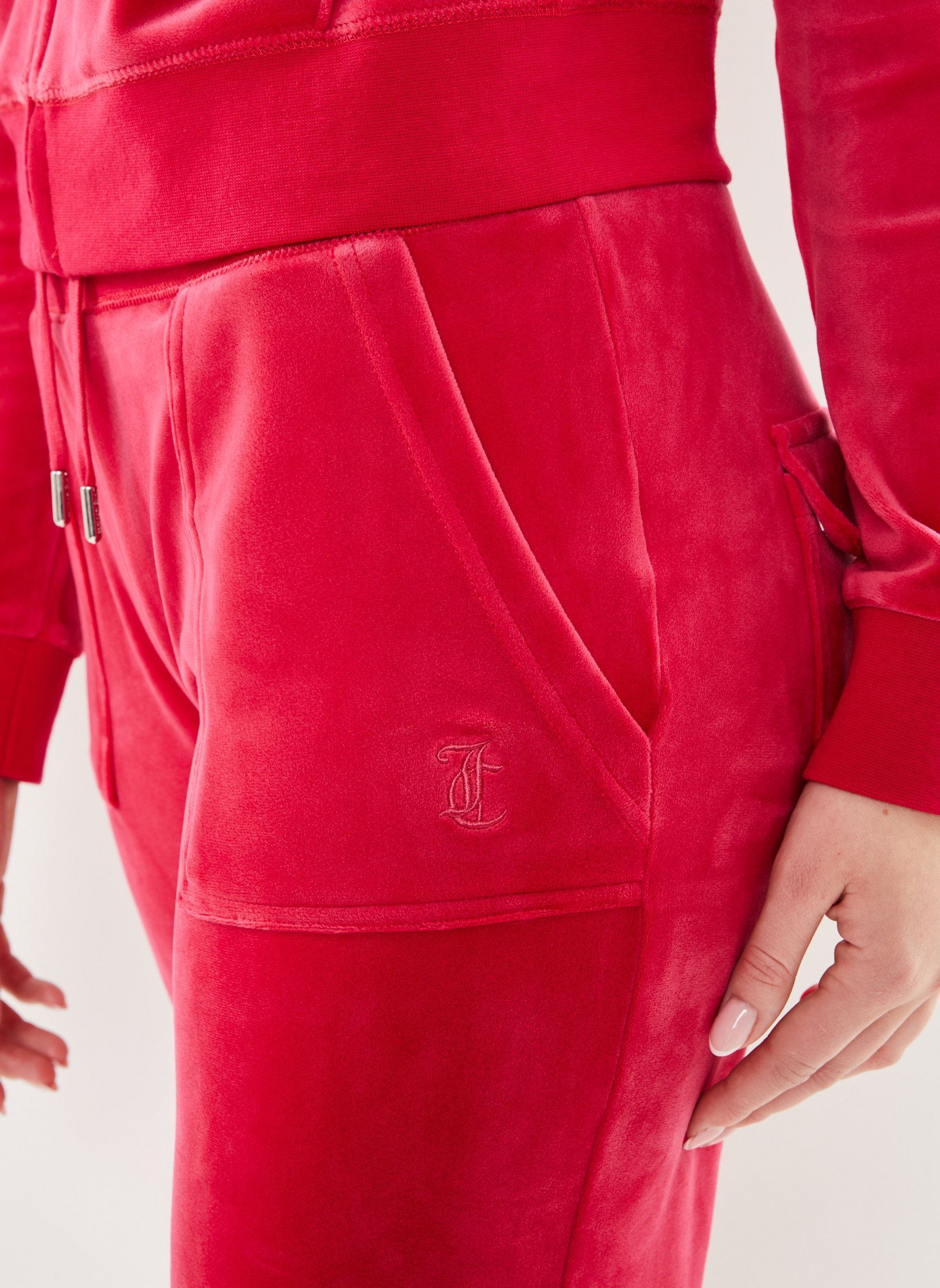 Trainingsbroeken Del Ray Midrise Pocket Pant dames rood JUICY COUTURE Trainingsbroeken Del Ray Midrise Pocket Pant dames rood JCAP180-124
