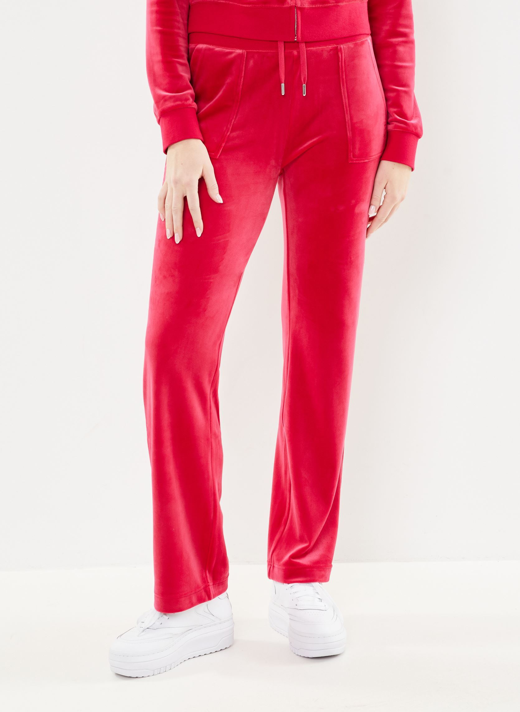 Trainingsbroeken Del Ray Midrise Pocket Pant dames rood JUICY COUTURE Trainingsbroeken Del Ray Midrise Pocket Pant dames rood JCAP180-124
