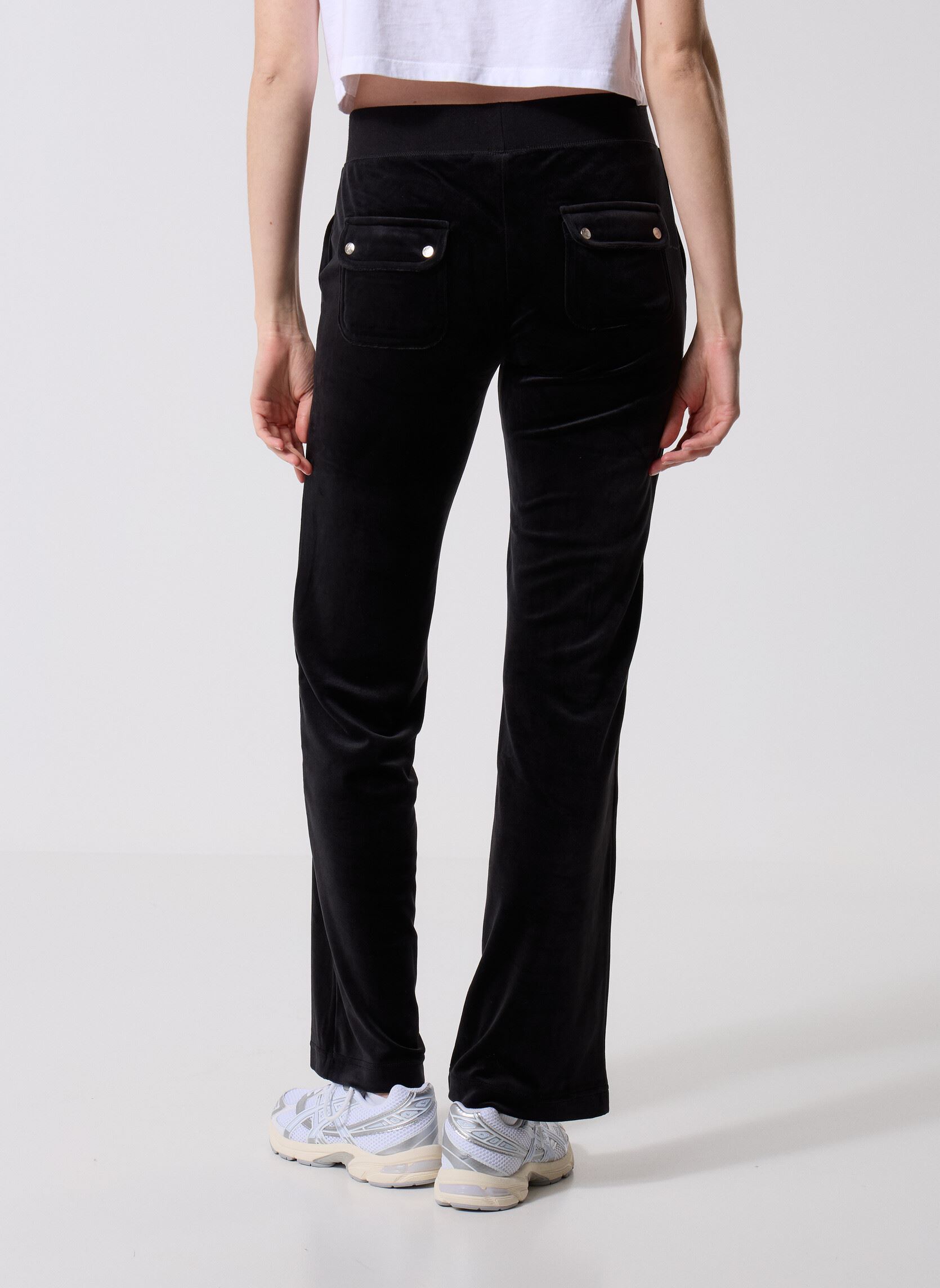 Bas de jogging Del Ray Midrise Pocket Pant femme noir JUICY COUTURE Bas de jogging Del Ray Midrise Pocket Pant femme noir BLACK