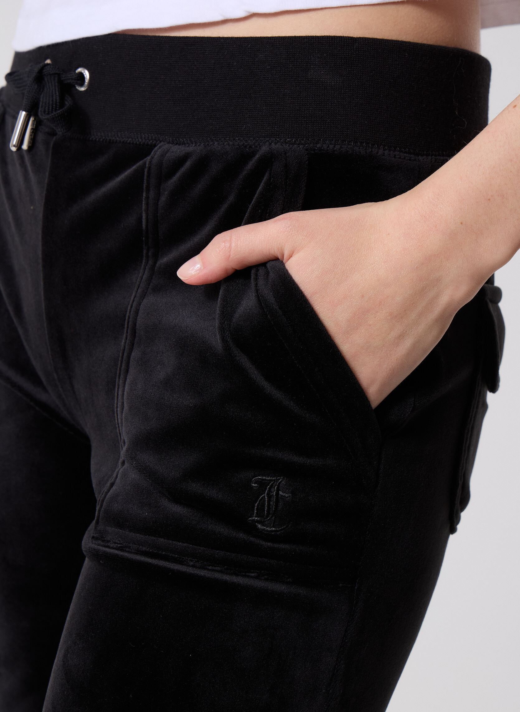 Bas de jogging Del Ray Midrise Pocket Pant femme noir JUICY COUTURE Bas de jogging Del Ray Midrise Pocket Pant femme noir BLACK