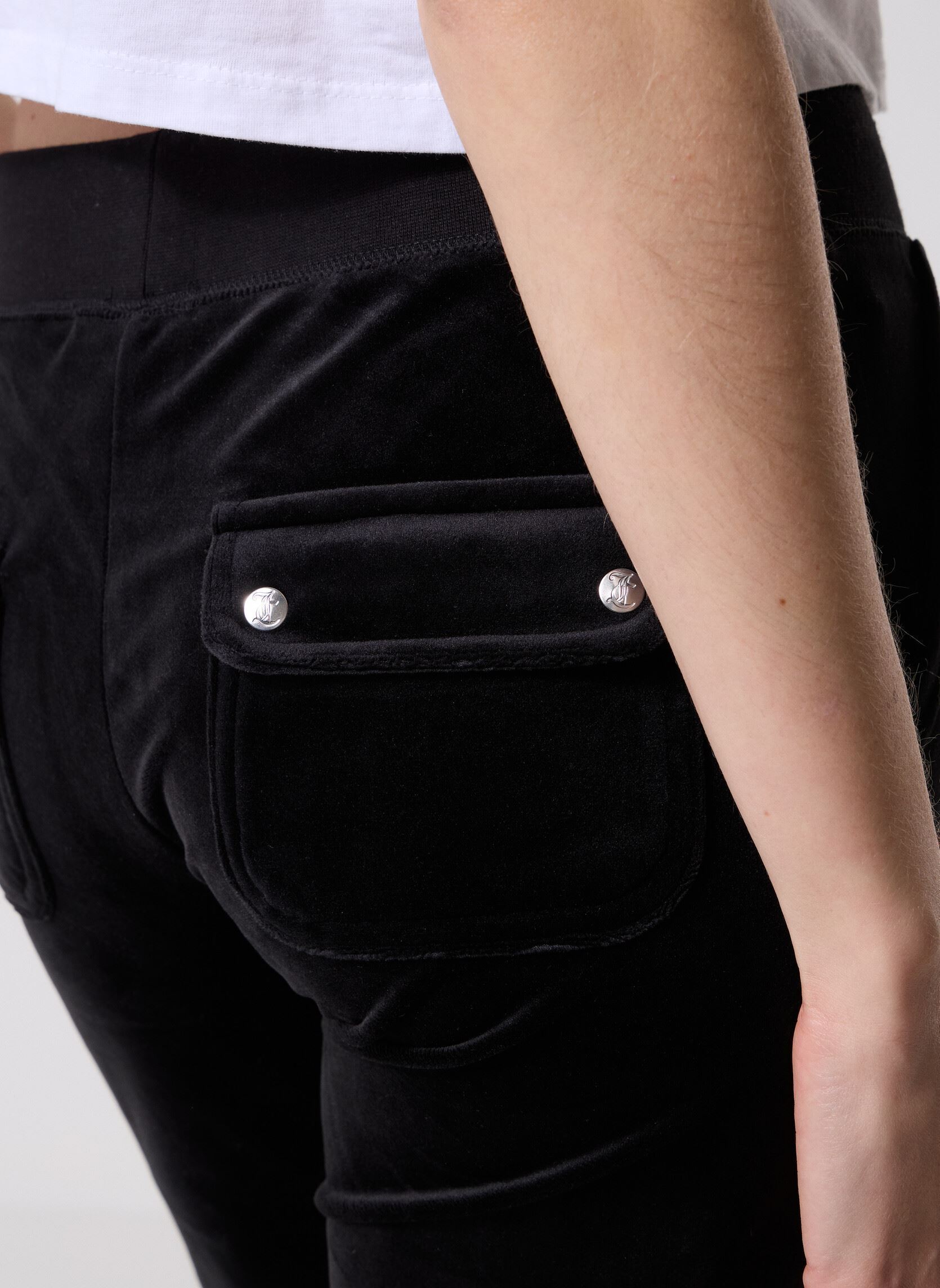 Bas de jogging Del Ray Midrise Pocket Pant femme noir JUICY COUTURE Bas de jogging Del Ray Midrise Pocket Pant femme noir BLACK