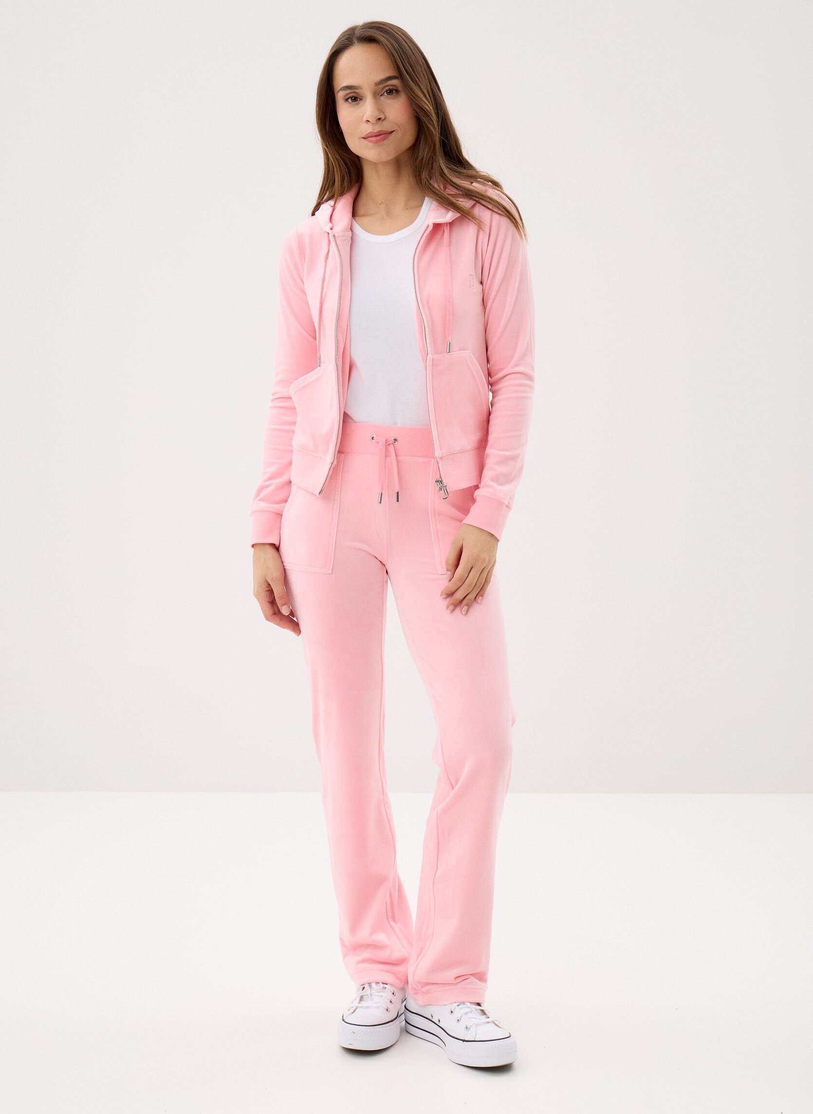 Bas de jogging Del Ray Midrise Pocket Pant femme rose JUICY COUTURE Bas de jogging Del Ray Midrise Pocket Pant femme rose JUICY PINK