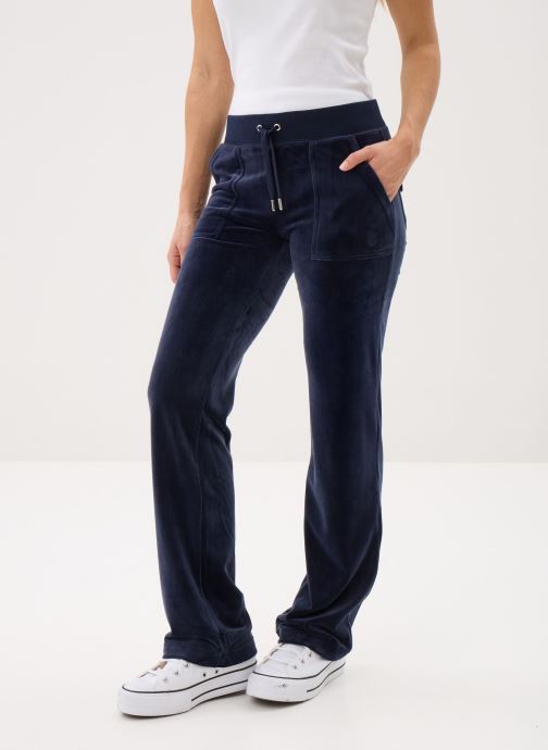 JUICY COUTURE Trainingsbroeken Del Ray Midrise Pocket Pant dames blauw