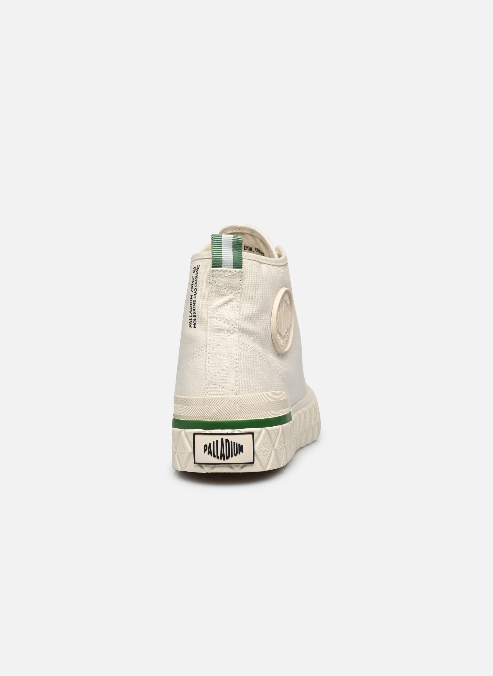 Baskets toile PALLA ACE CHUKKA ORG M homme blanc Palladium Baskets toile PALLA ACE CHUKKA ORG M homme blanc CREAM WHITE