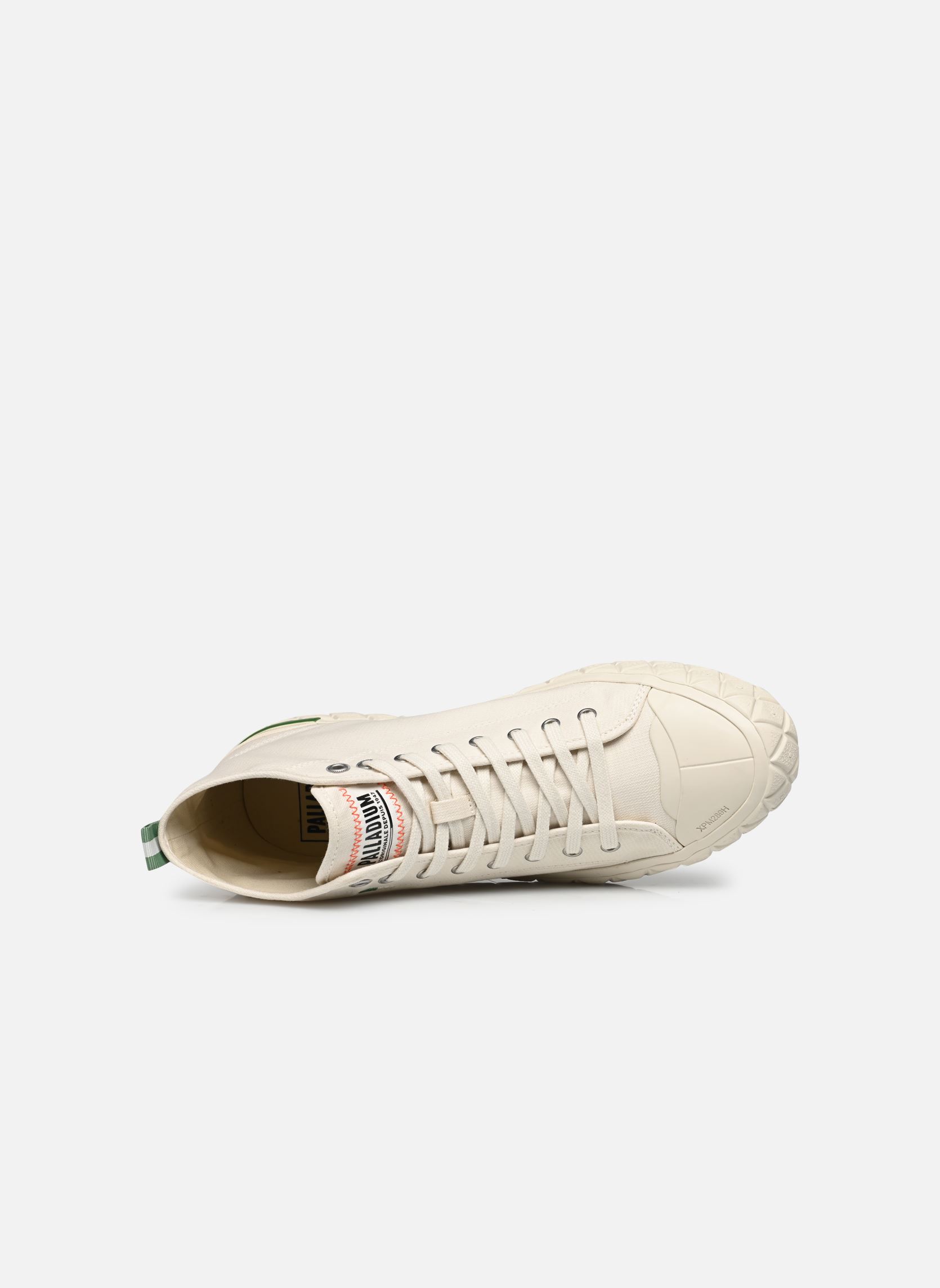 Baskets toile PALLA ACE CHUKKA ORG M homme blanc Palladium Baskets toile PALLA ACE CHUKKA ORG M homme blanc CREAM WHITE