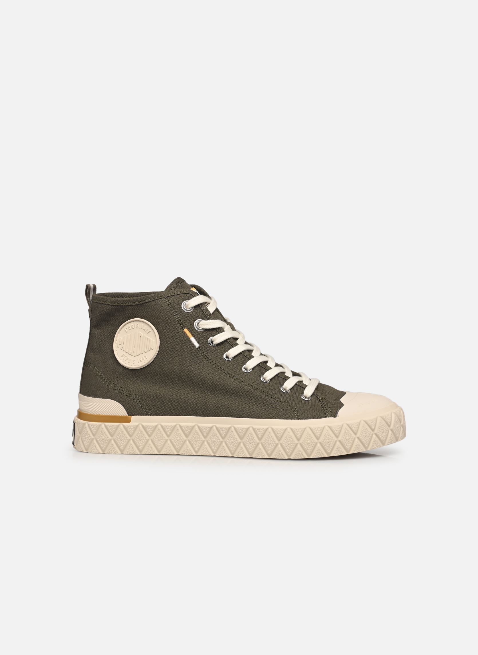 Baskets toile PALLA ACE CHUKKA ORG M homme vert Palladium Baskets toile PALLA ACE CHUKKA ORG M homme vert OLIVE NIGHT