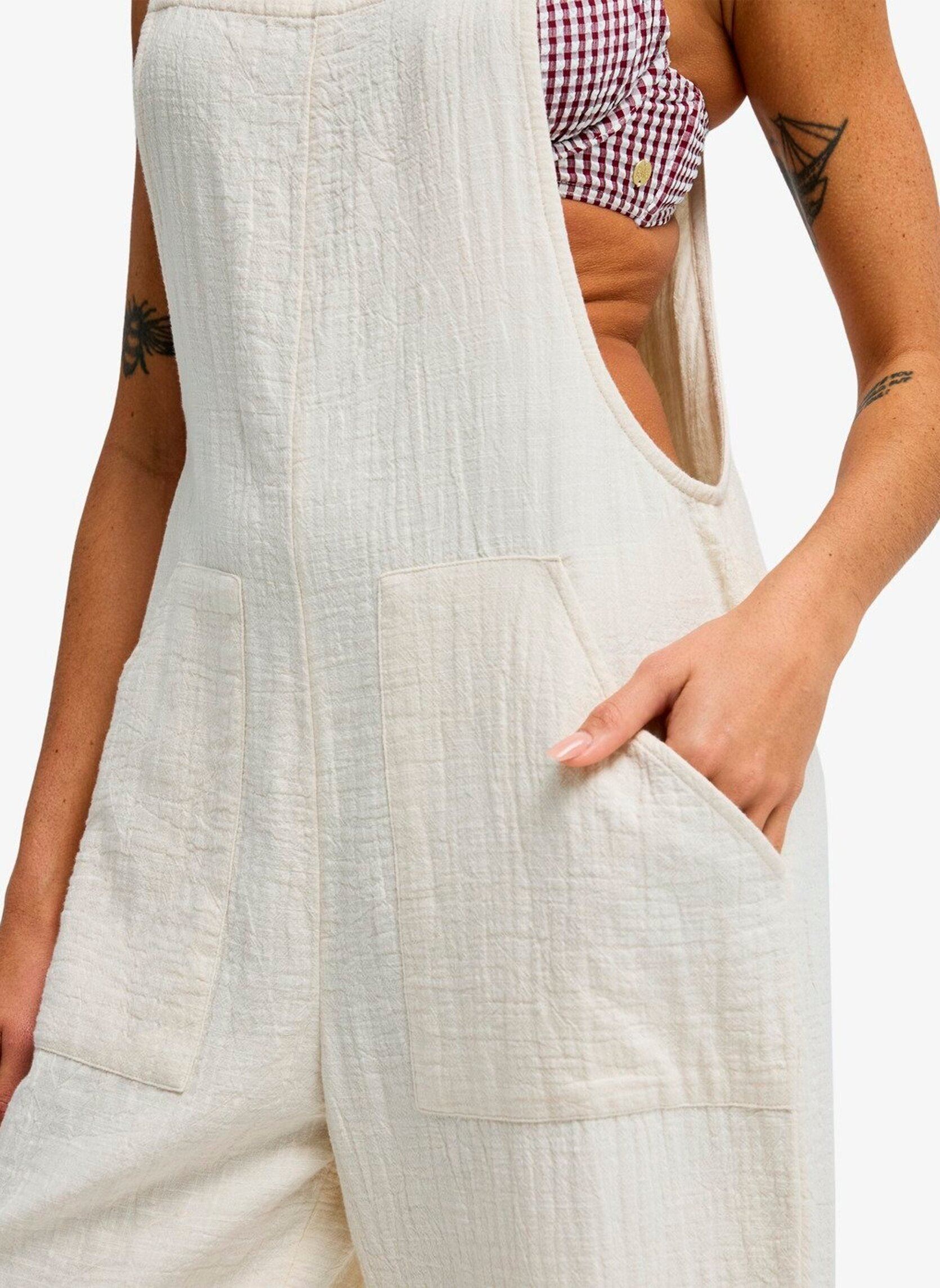 Latzhosen Pacific Time damen weiß Billabong Latzhosen Pacific Time damen weiß WHITE CAP