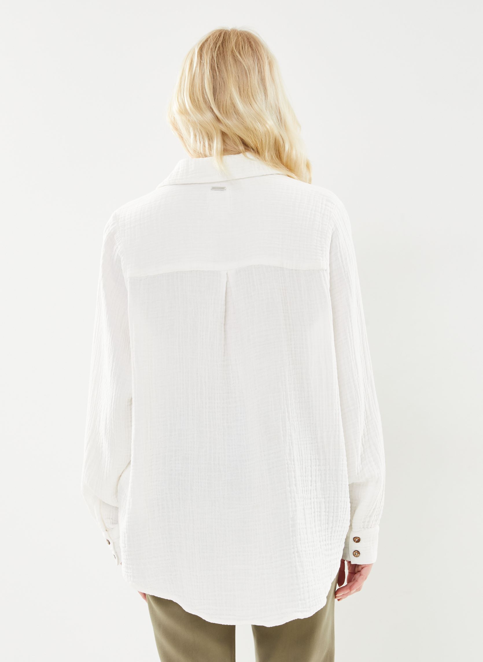 Hemden Swell Blouse dames wit Billabong Hemden Swell Blouse dames wit SALT CRYSTAL