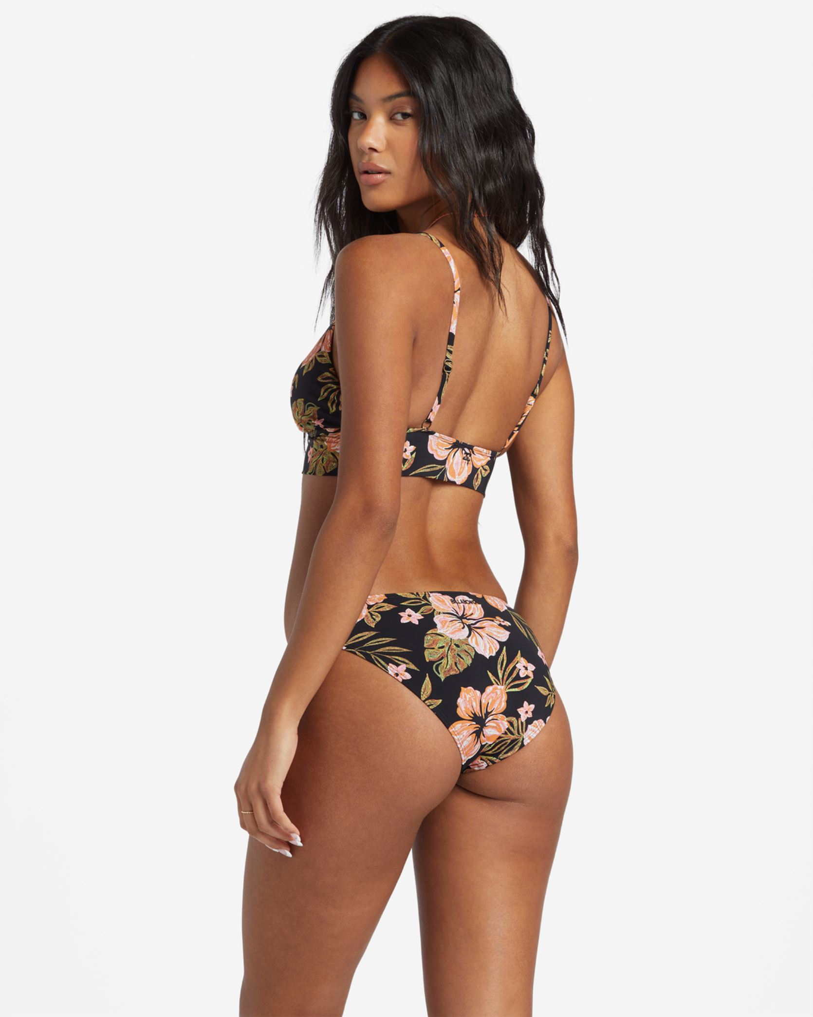 Balconette-Bikinioberteil Hooked On Tropics V Neck Cami damen mehrfarbig Billabong Balconette-Bikinioberteil Hooked On Tropics V Neck Cami damen mehrfarbig BLACK PEBBLE