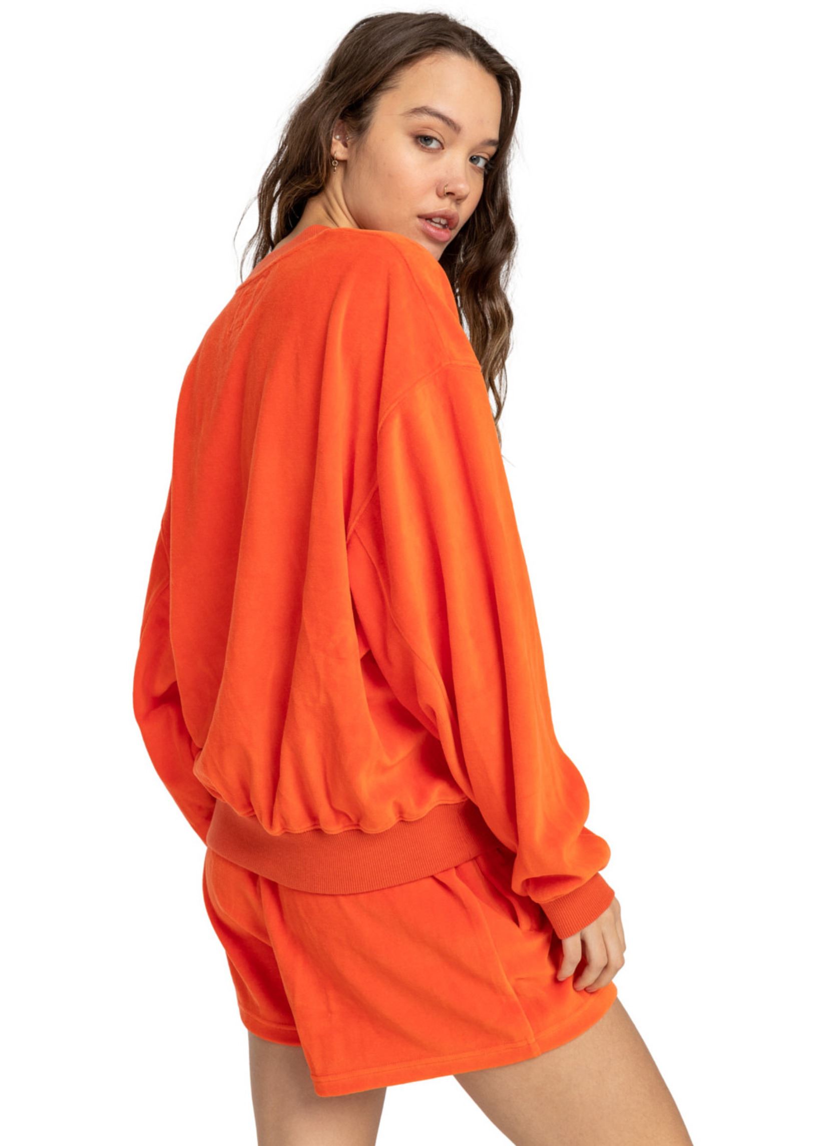 Felpe Beach Picnic donna arancione Billabong Felpe Beach Picnic donna arancione CORAL CRAZE