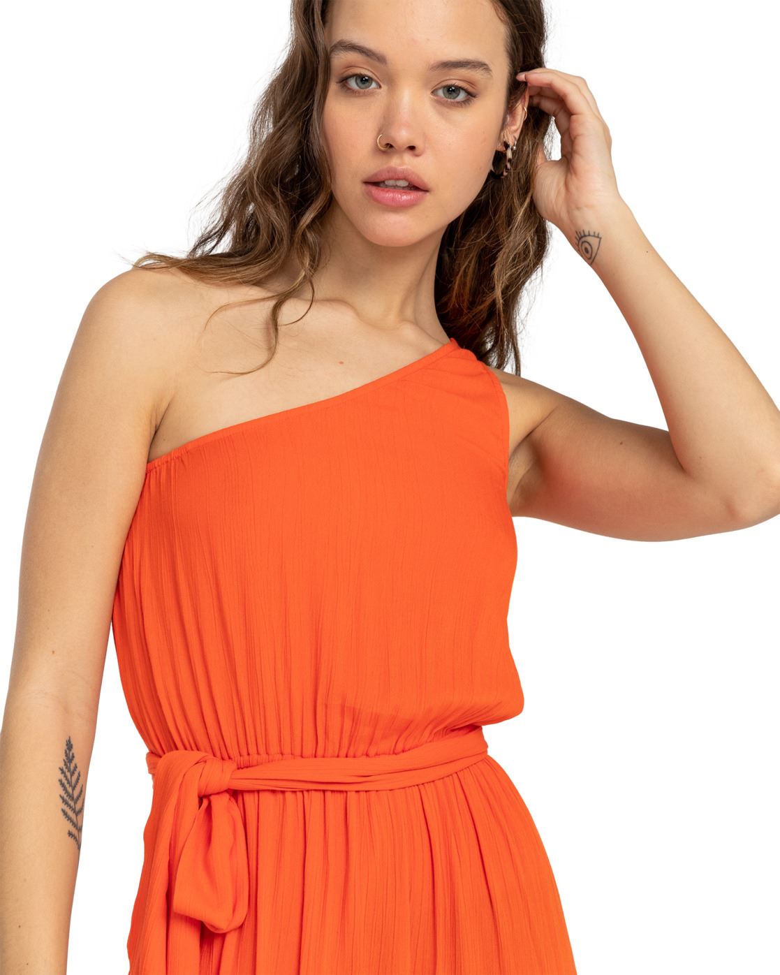Lange jurken Too Funky dames oranje Billabong Lange jurken Too Funky dames oranje CORAL CRAZE