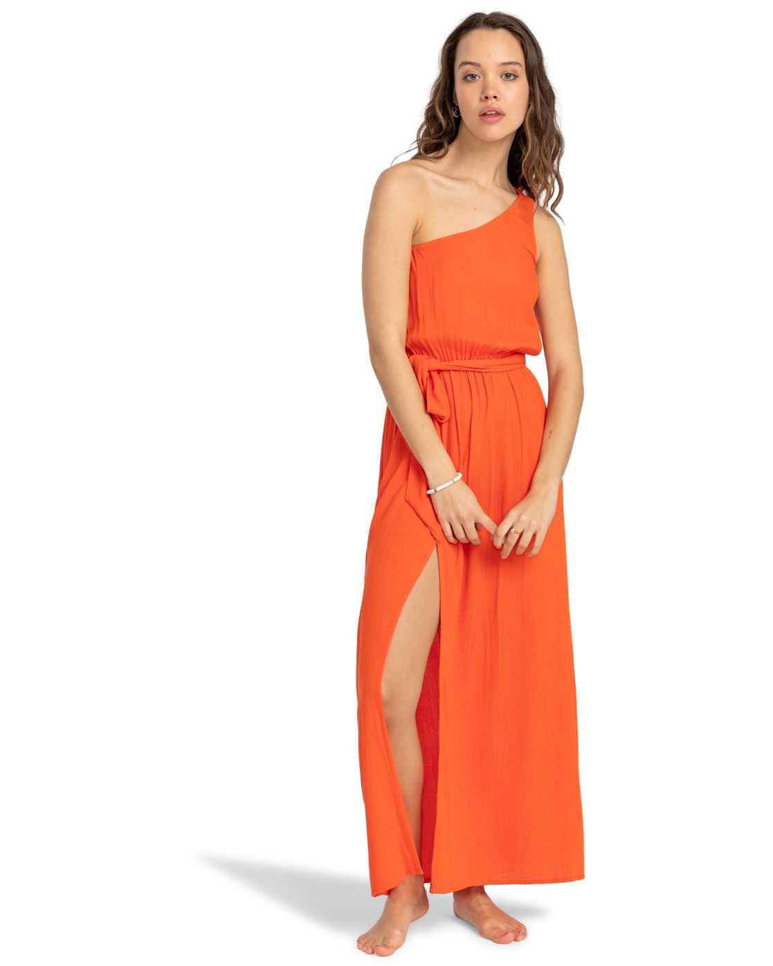 Lange jurken Too Funky dames oranje Billabong Lange jurken Too Funky dames oranje CORAL CRAZE