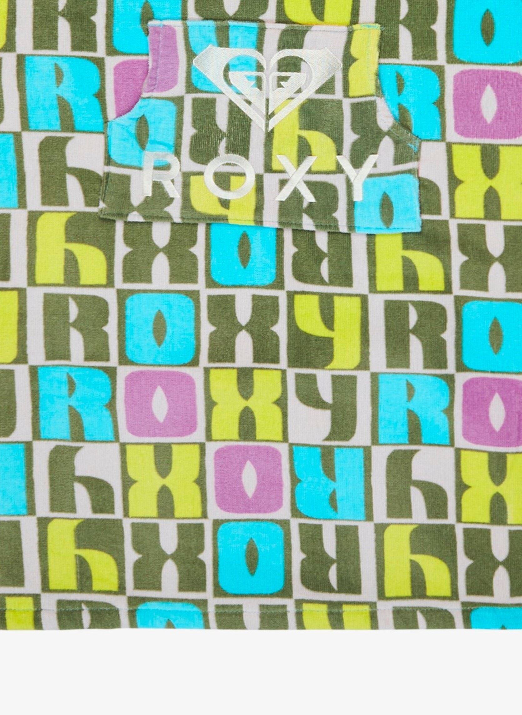 Bademäntel Rg Stay Magical Printed mädchen mehrfarbig Roxy Bademäntel Rg Stay Magical Printed mädchen mehrfarbig OIL GREEN LETTER UP