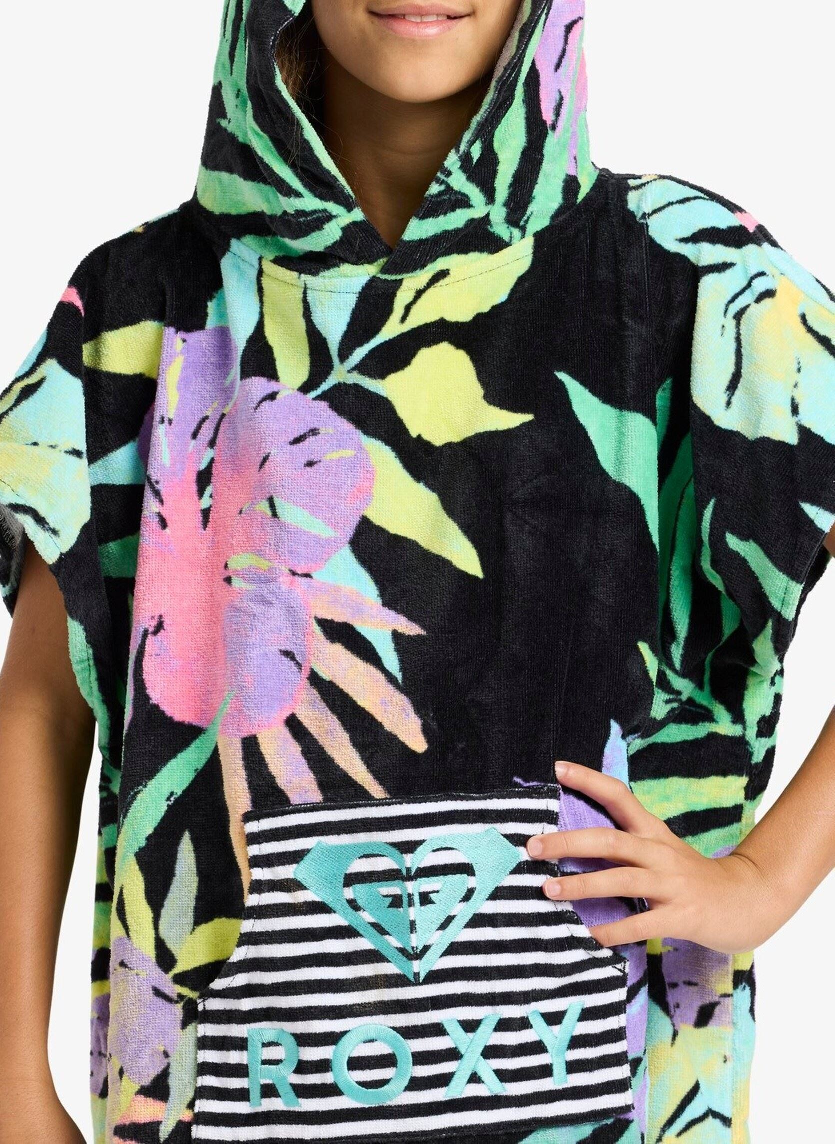 Bademäntel Rg Stay Magical Printed mädchen mehrfarbig Roxy Bademäntel Rg Stay Magical Printed mädchen mehrfarbig ANTHRACITE AQUARELLA ACTIVE RG