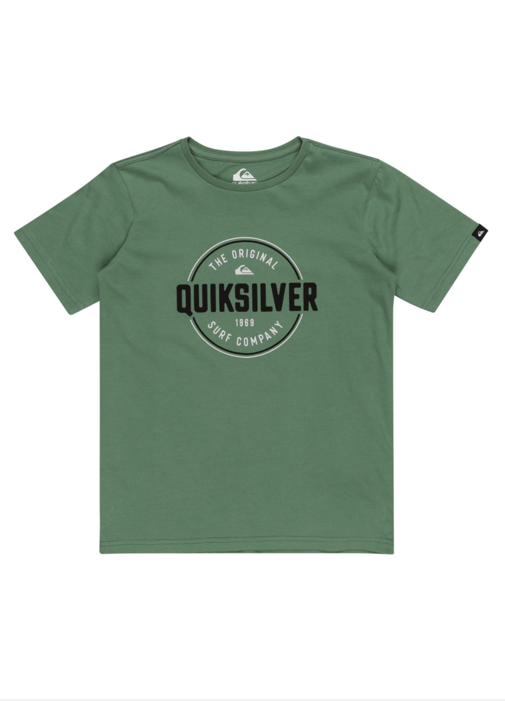 Tee-shirts Circle Up Ss Youth garçon vert Quiksilver Tee-shirts Circle Up Ss Youth garçon vert FROSTY SPRUCE