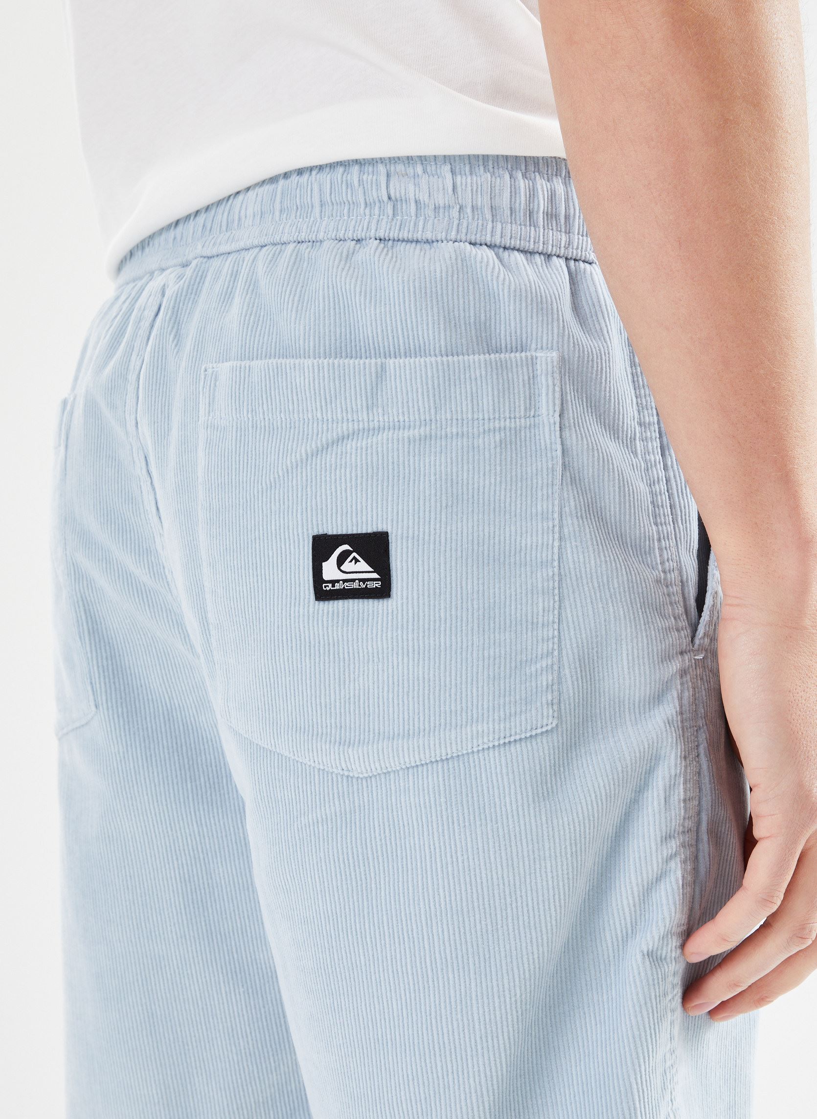 Shorts Taxer Cord heren blauw Quiksilver Shorts Taxer Cord heren blauw BLUE FOG