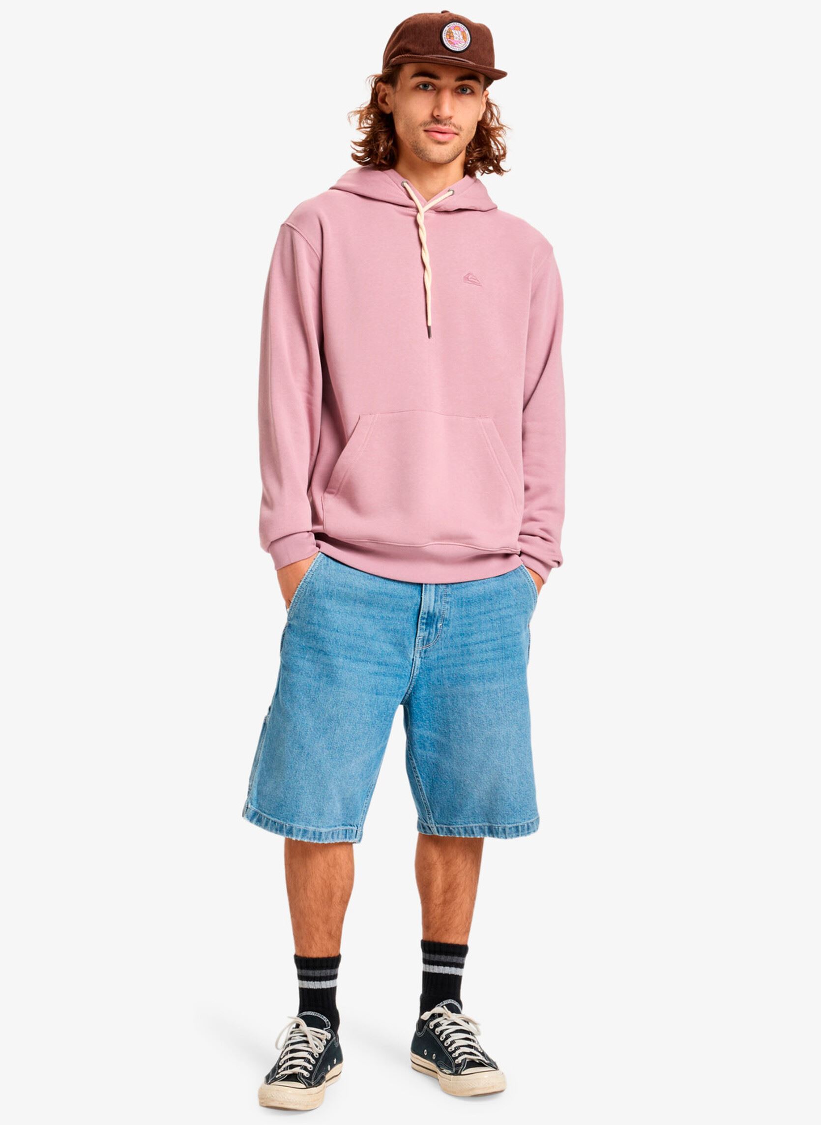 Kapuzenpullover Salt Water Hoodie herren rosa Quiksilver Kapuzenpullover Salt Water Hoodie herren rosa Elderberry