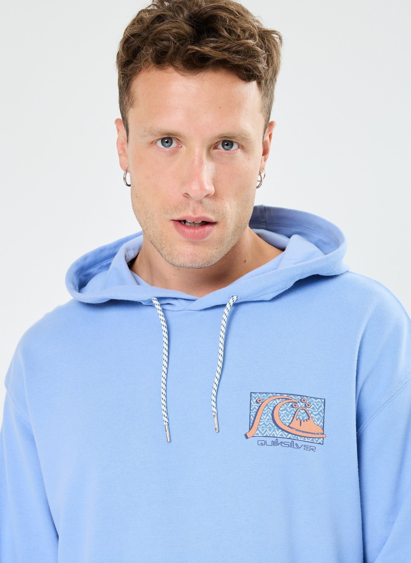 Kapuzenpullover Apog Heritage Hoodie herren blau Quiksilver Kapuzenpullover Apog Heritage Hoodie herren blau Hydrangea