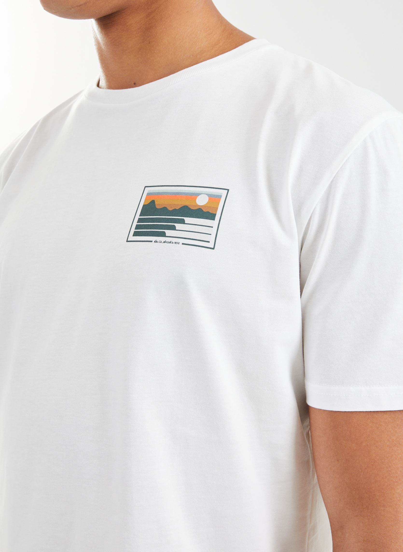Tee-shirts Land And Sea Ss homme blanc Quiksilver Tee-shirts Land And Sea Ss homme blanc WHITE
