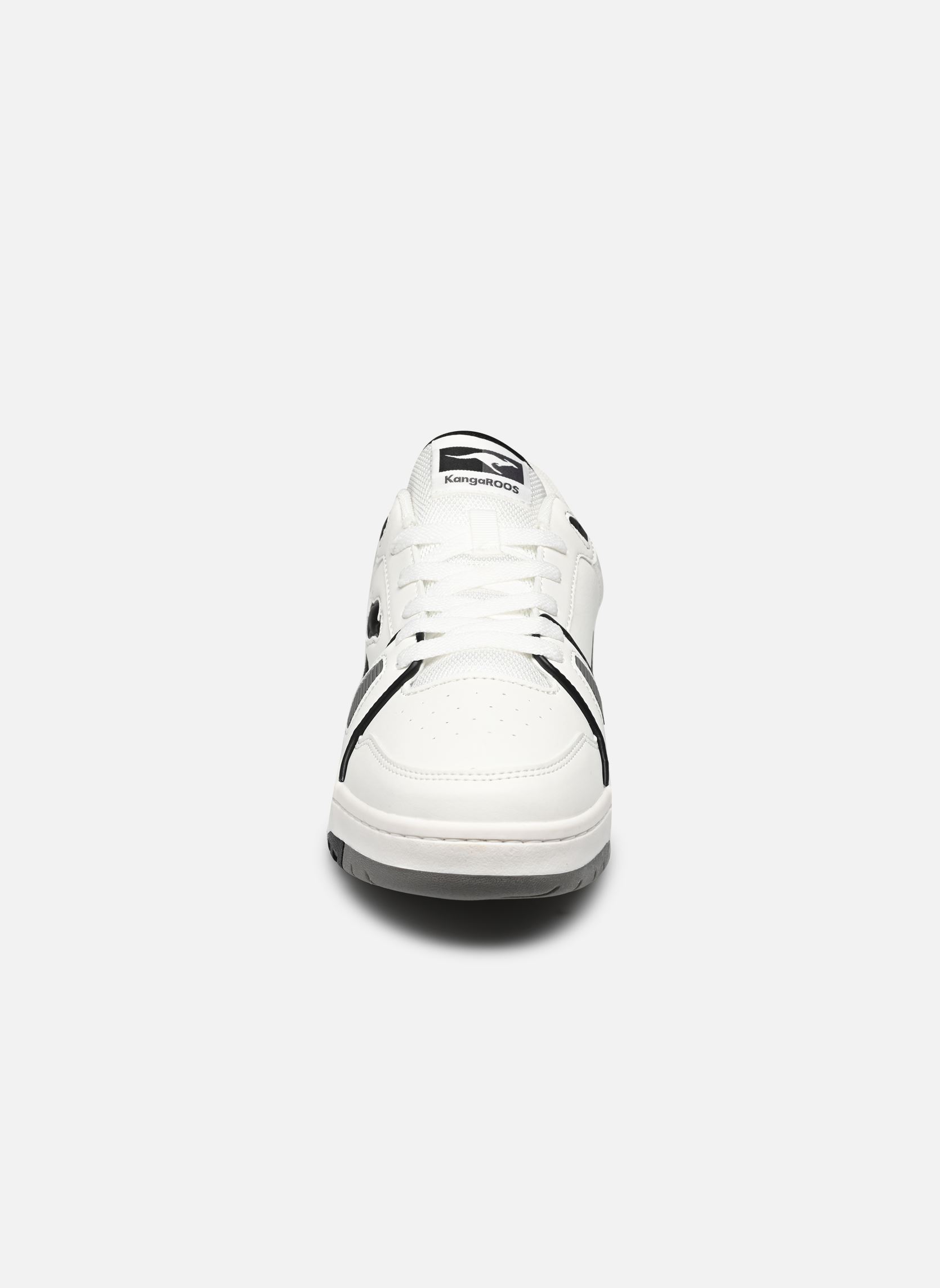 KangaROOS K NES Patty Sneakers voor heren, wit/Jet Black, 40 EU, White