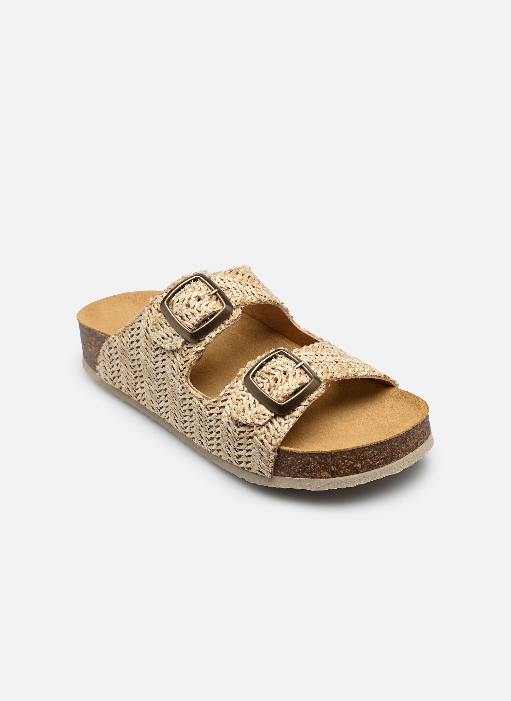 Mules et sabots CP Beta Square femme beige Plakton Mules et sabots CP Beta Square femme beige BEIGE 9