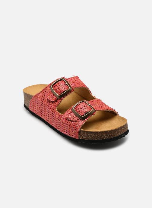 Plakton Pantoletten und Clogs CP Beta Square damen rot