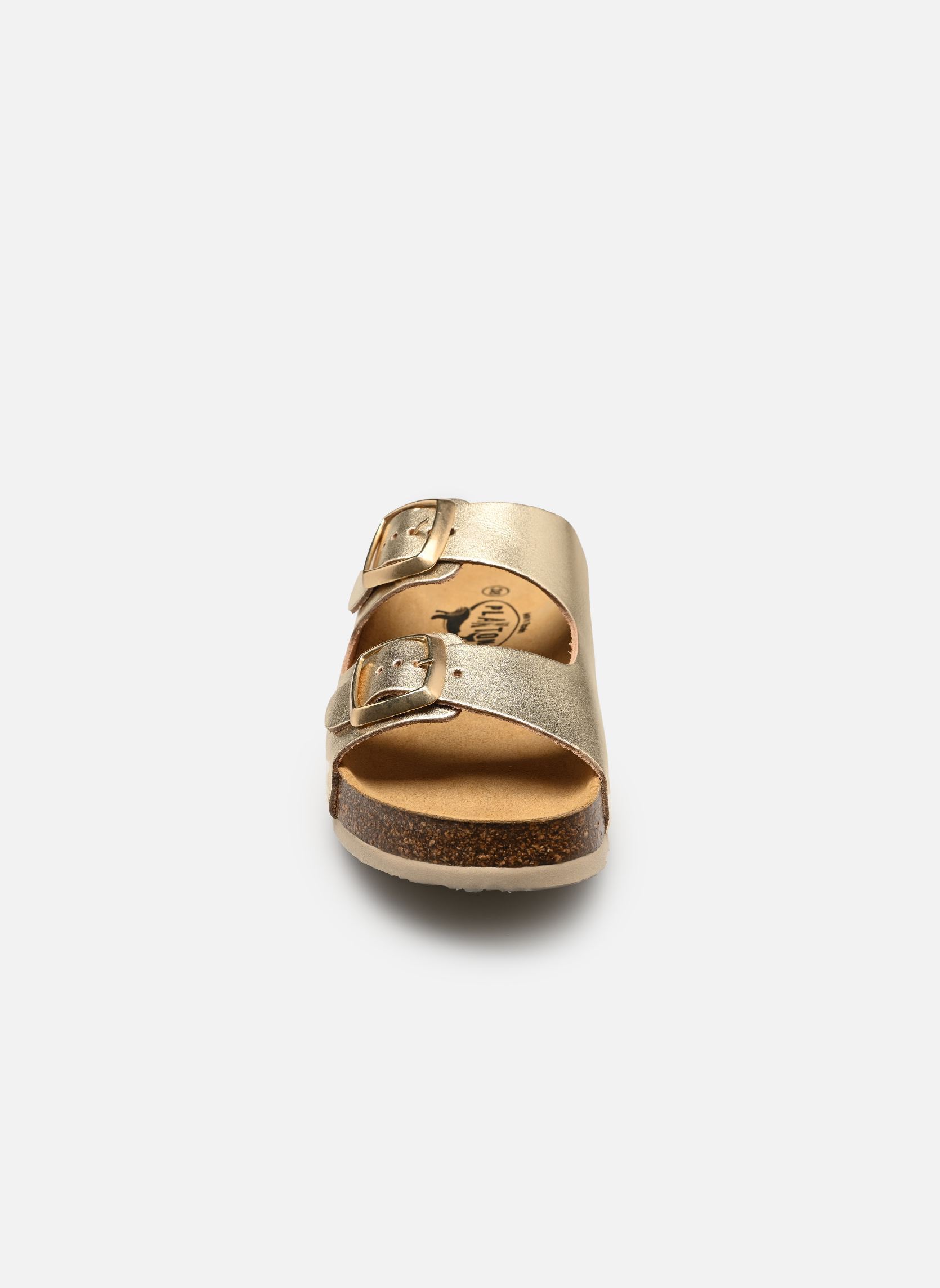 Mules et sabots CP Beta Square femme or et bronze Plakton Mules et sabots CP Beta Square femme or et bronze CHAMPAN CLARO