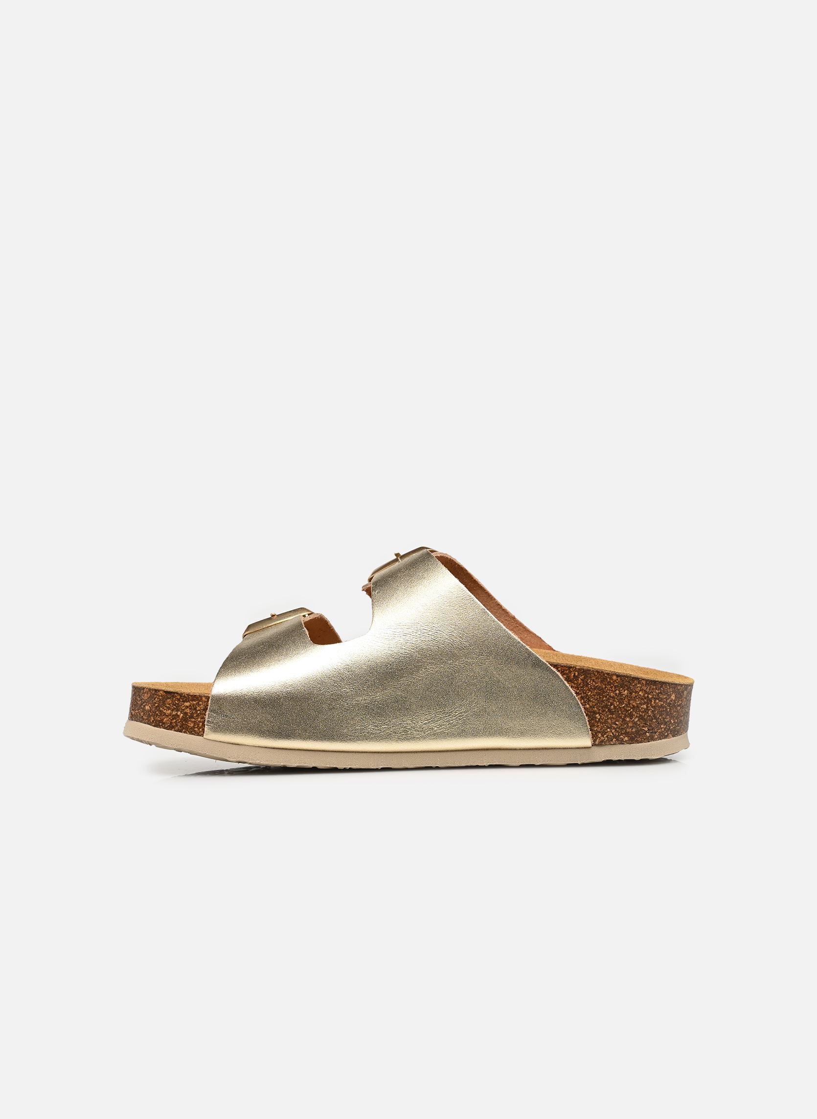Mules et sabots CP Beta Square femme or et bronze Plakton Mules et sabots CP Beta Square femme or et bronze CHAMPAN CLARO
