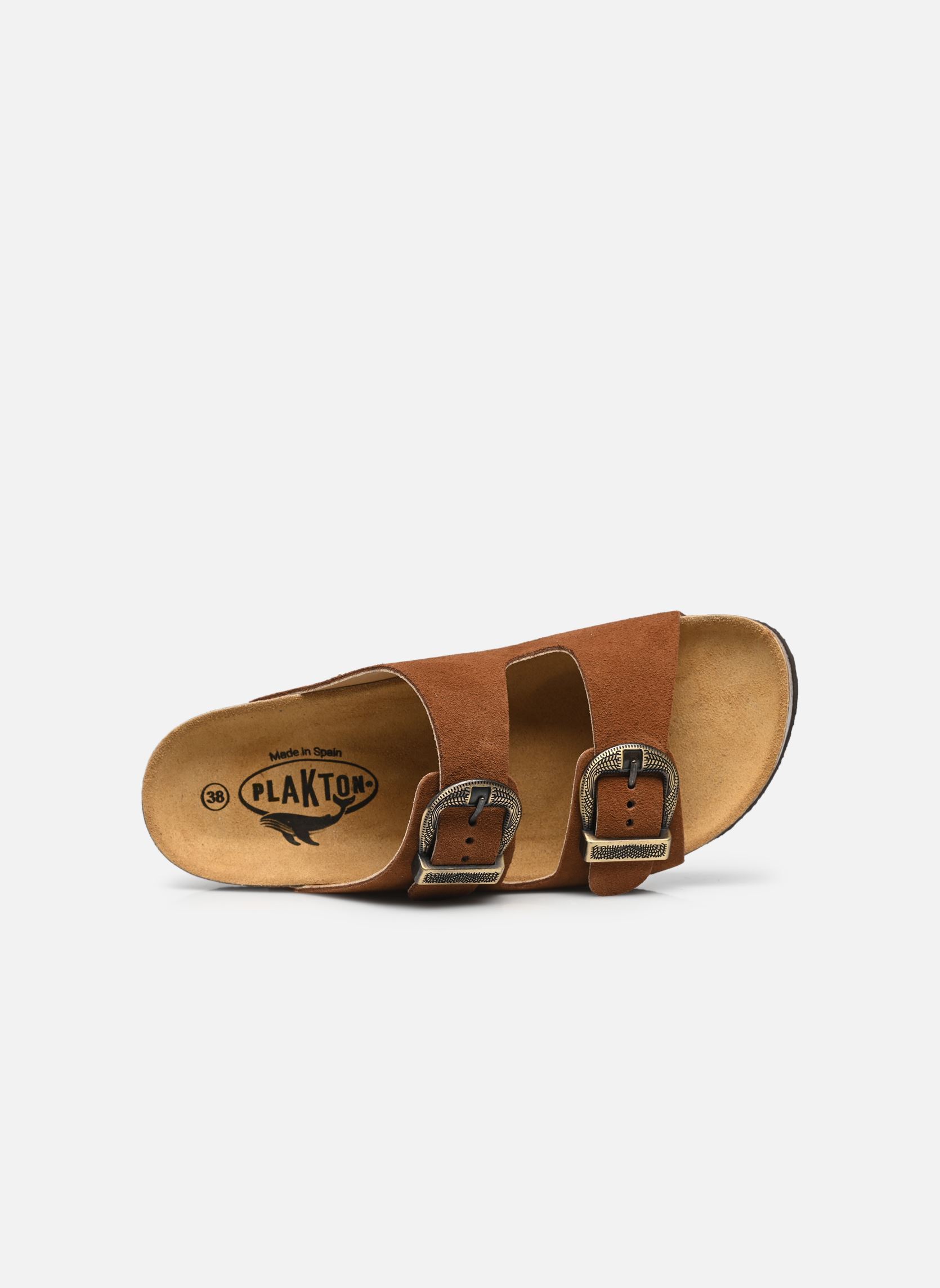 Pantoletten und Clogs CP Beta West damen braun Plakton Pantoletten und Clogs CP Beta West damen braun CUERO 294 X