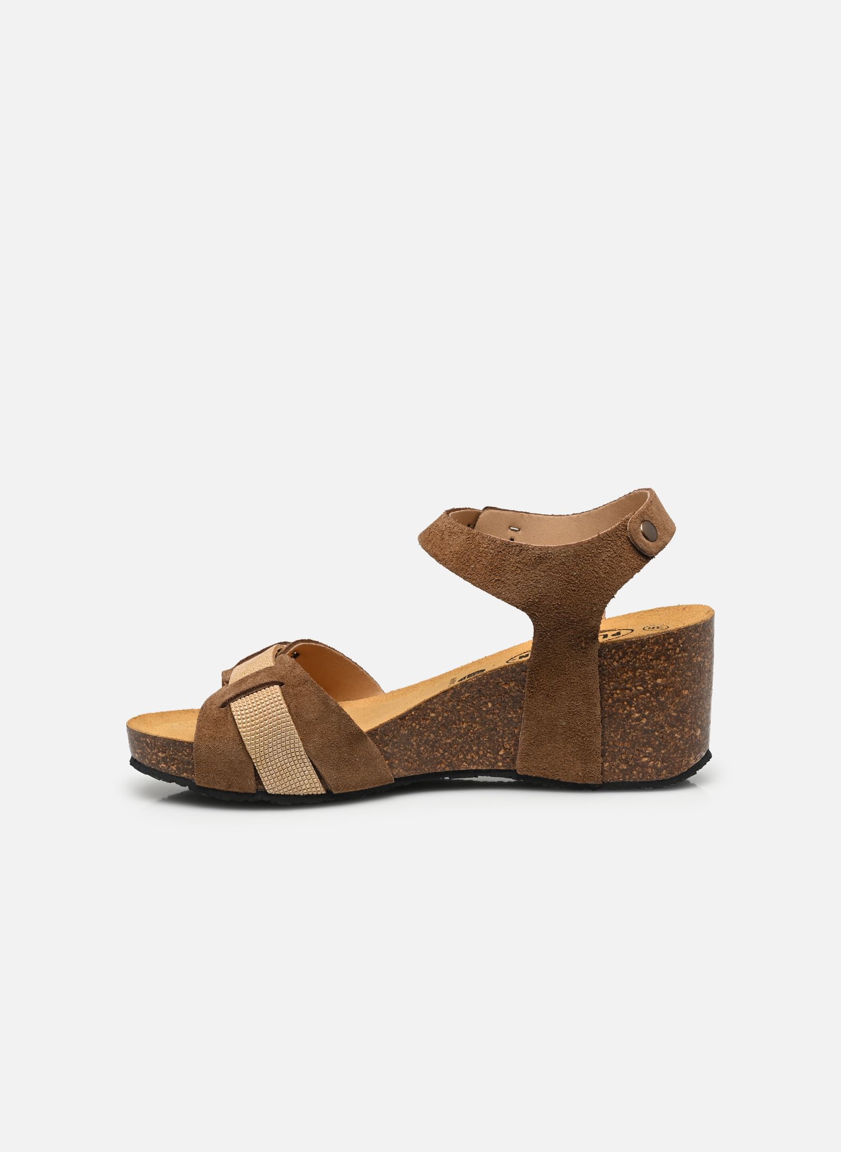 Sandali con zeppa e plateau Brave donna marrone Plakton Sandali con zeppa e plateau Brave donna marrone AFELPADO HONDURAS VISON ORO