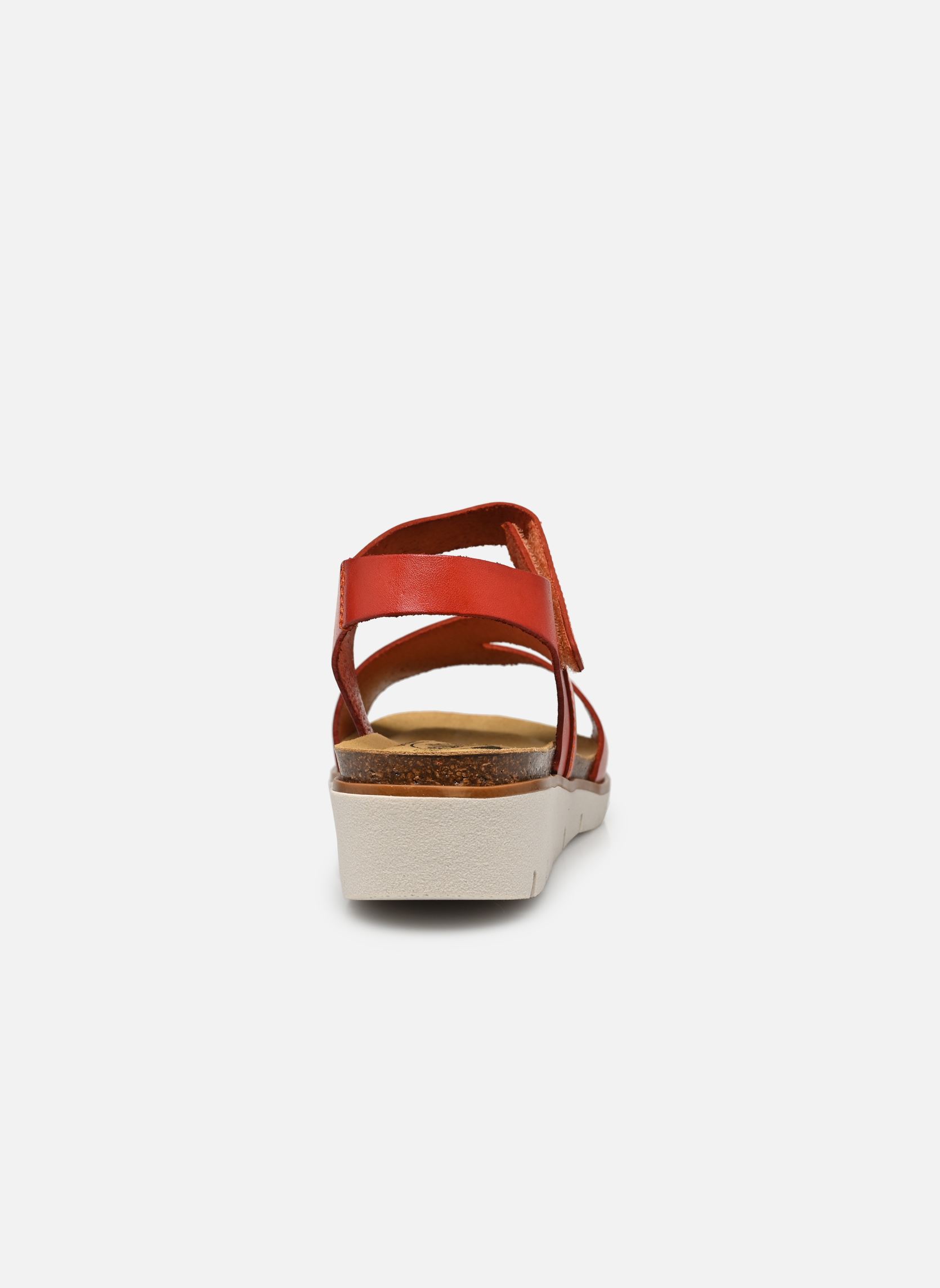 Sandalen met sleehak en plateau Dina dames bruin Plakton Sandalen met sleehak en plateau Dina dames bruin VAQUETILLA BUTANO ROBLE