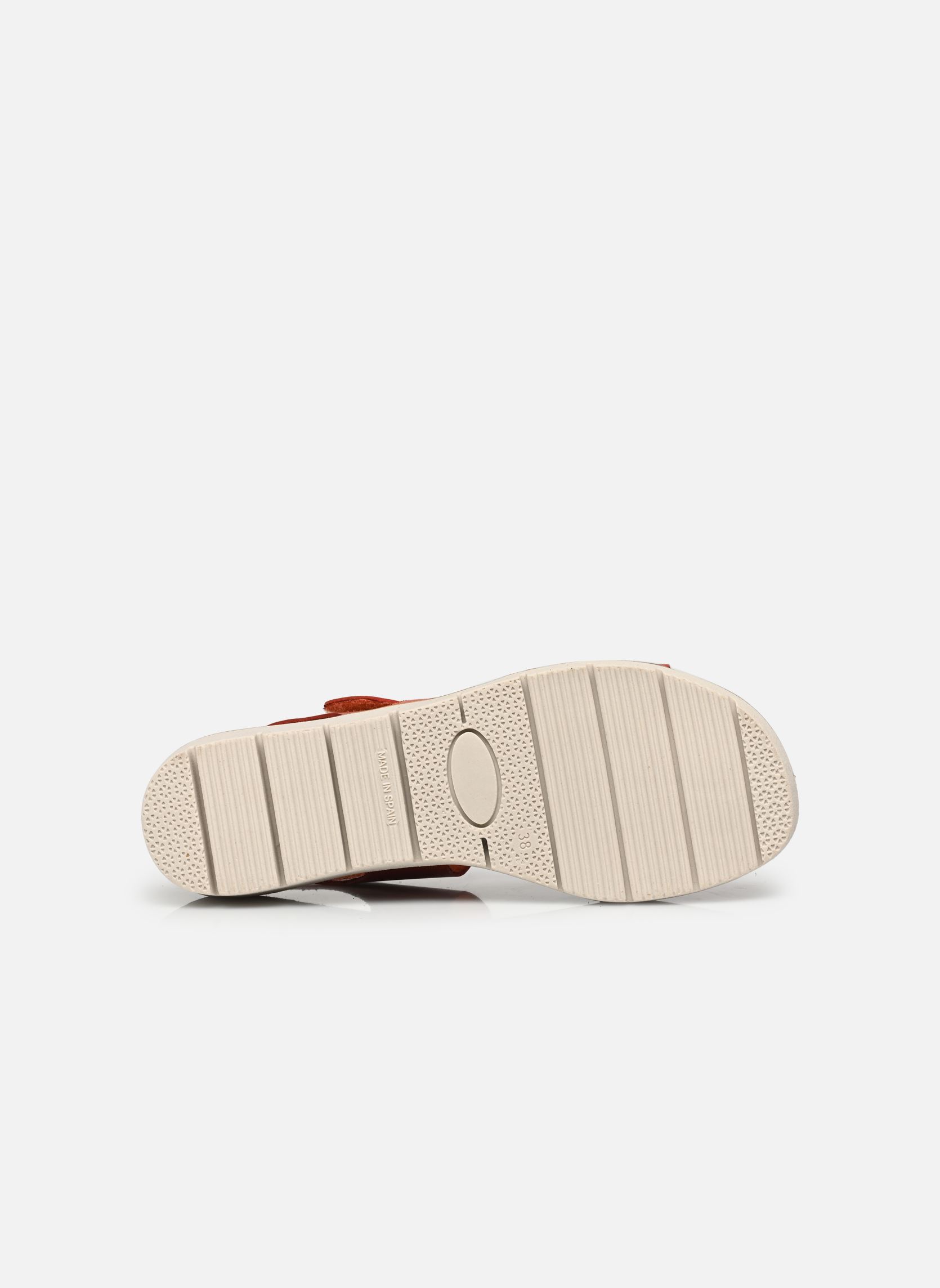 Sandalen met sleehak en plateau Dina dames bruin Plakton Sandalen met sleehak en plateau Dina dames bruin VAQUETILLA BUTANO ROBLE