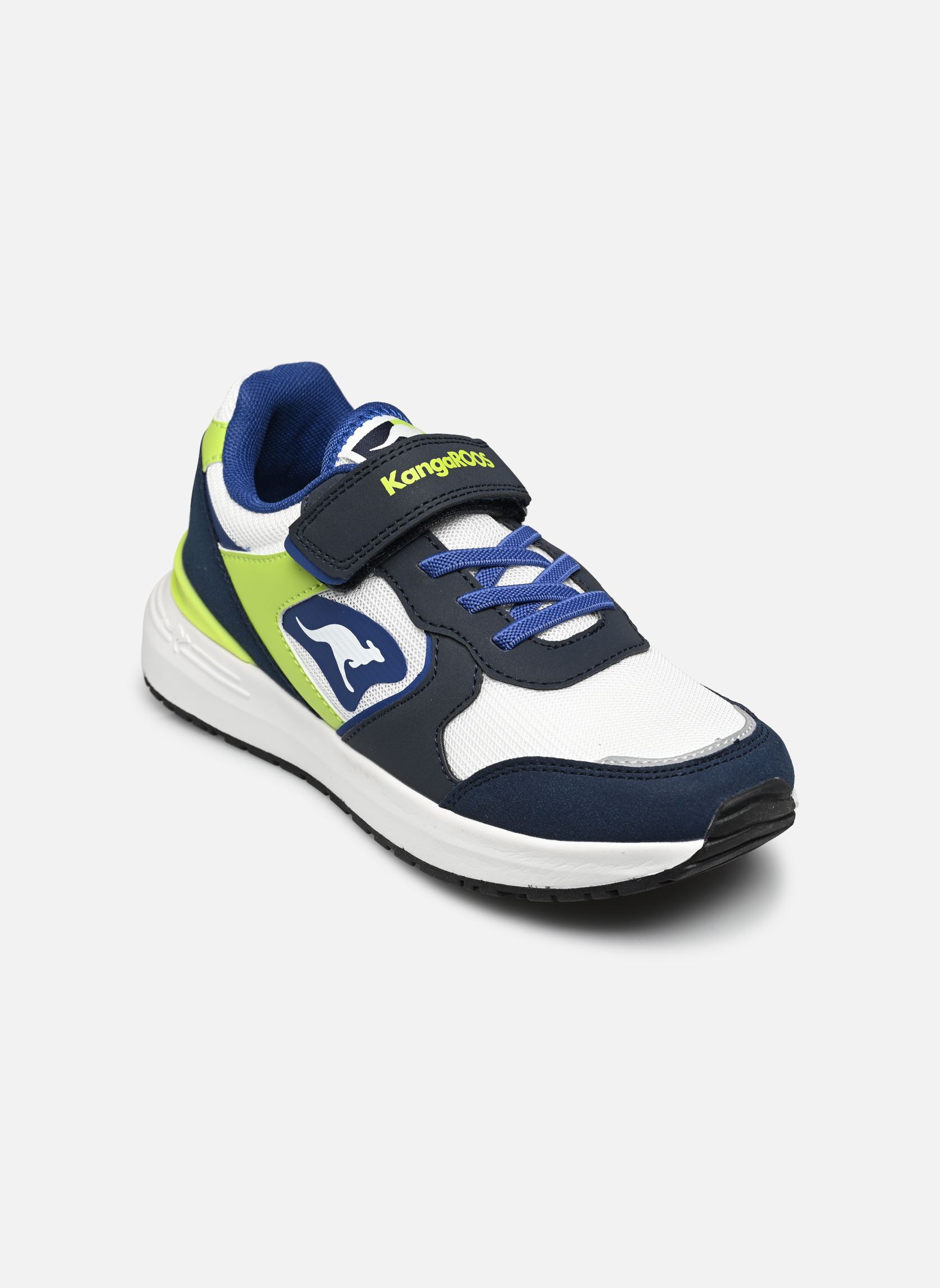 Baskets K-Sneak Heat EV garçon bleu Kangaroos Baskets K-Sneak Heat EV garçon bleu DK NAVY/LIME