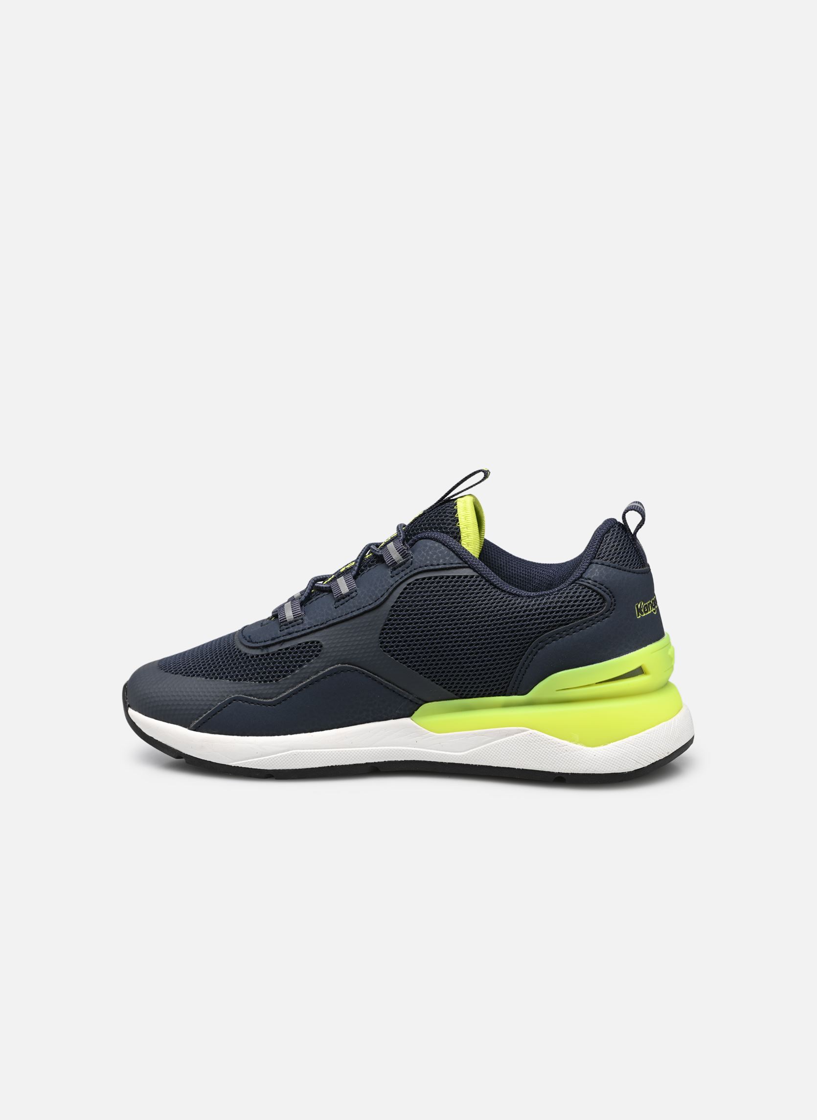 KangaROOS Scarpe Sportive per Bambini KD-Gym EV, Vapor Grey Neon Green 2198, 32 EU : KangaROOS